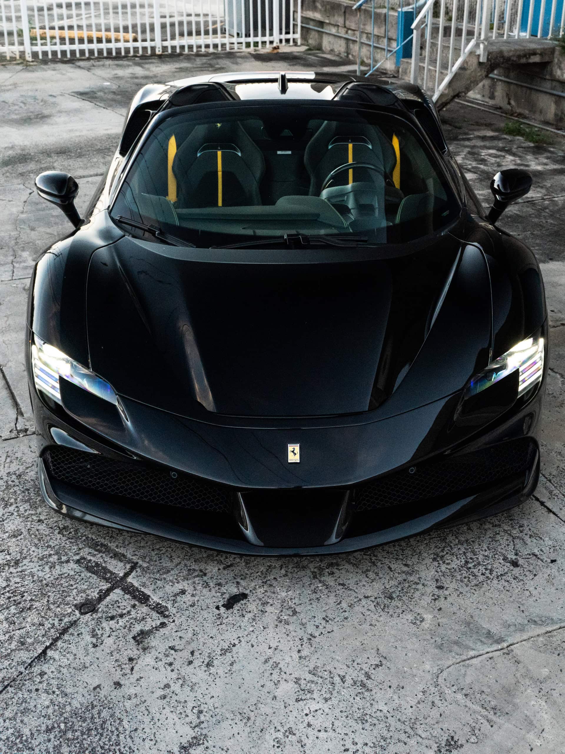 Ferrari SF90 | Nero | on HRE 501M | Gloss Black