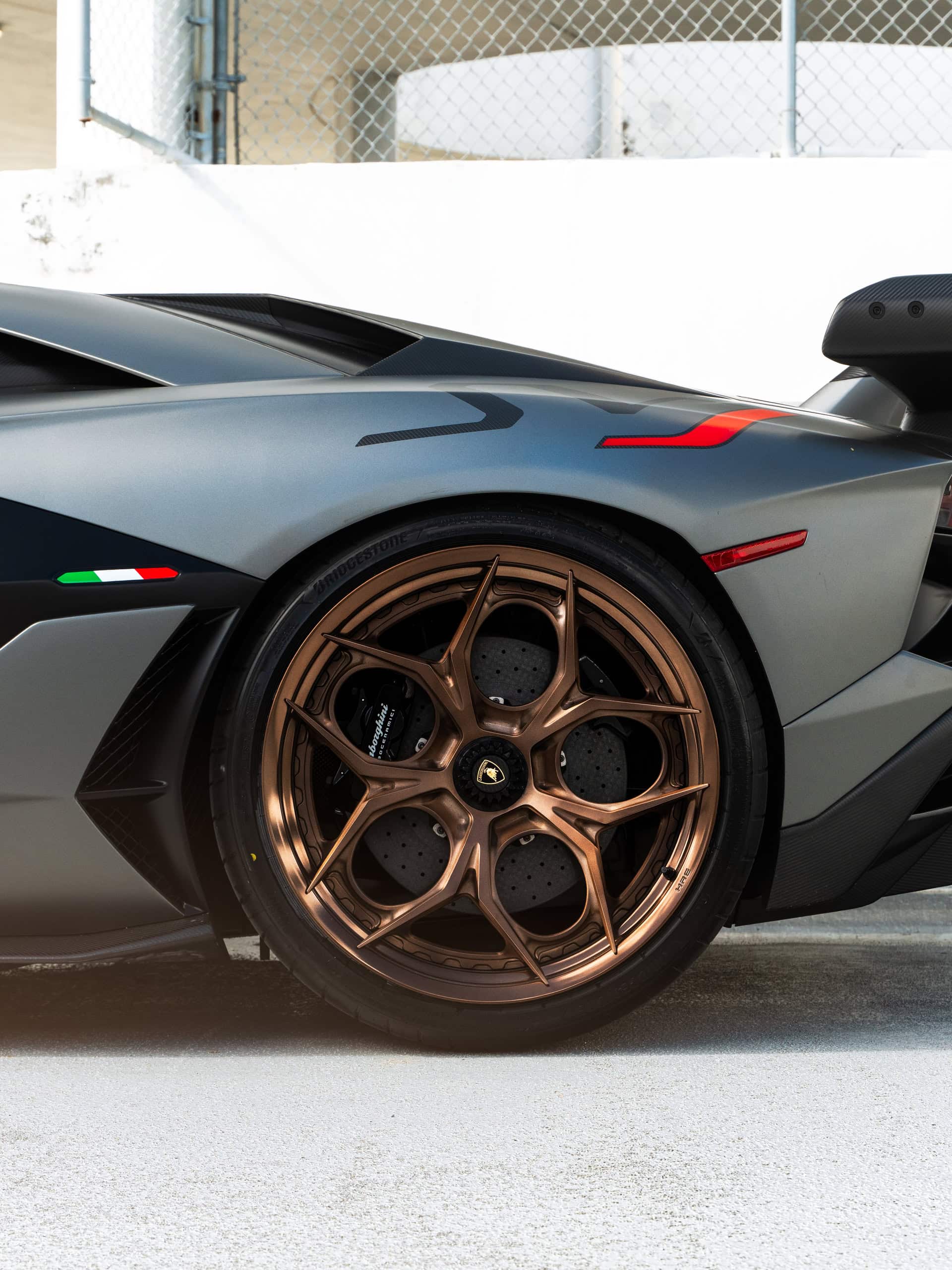 Photo 34 of Lamborghini Aventador SVJ Roadster | | on HRE S111SC | Polished Frozen Bronze