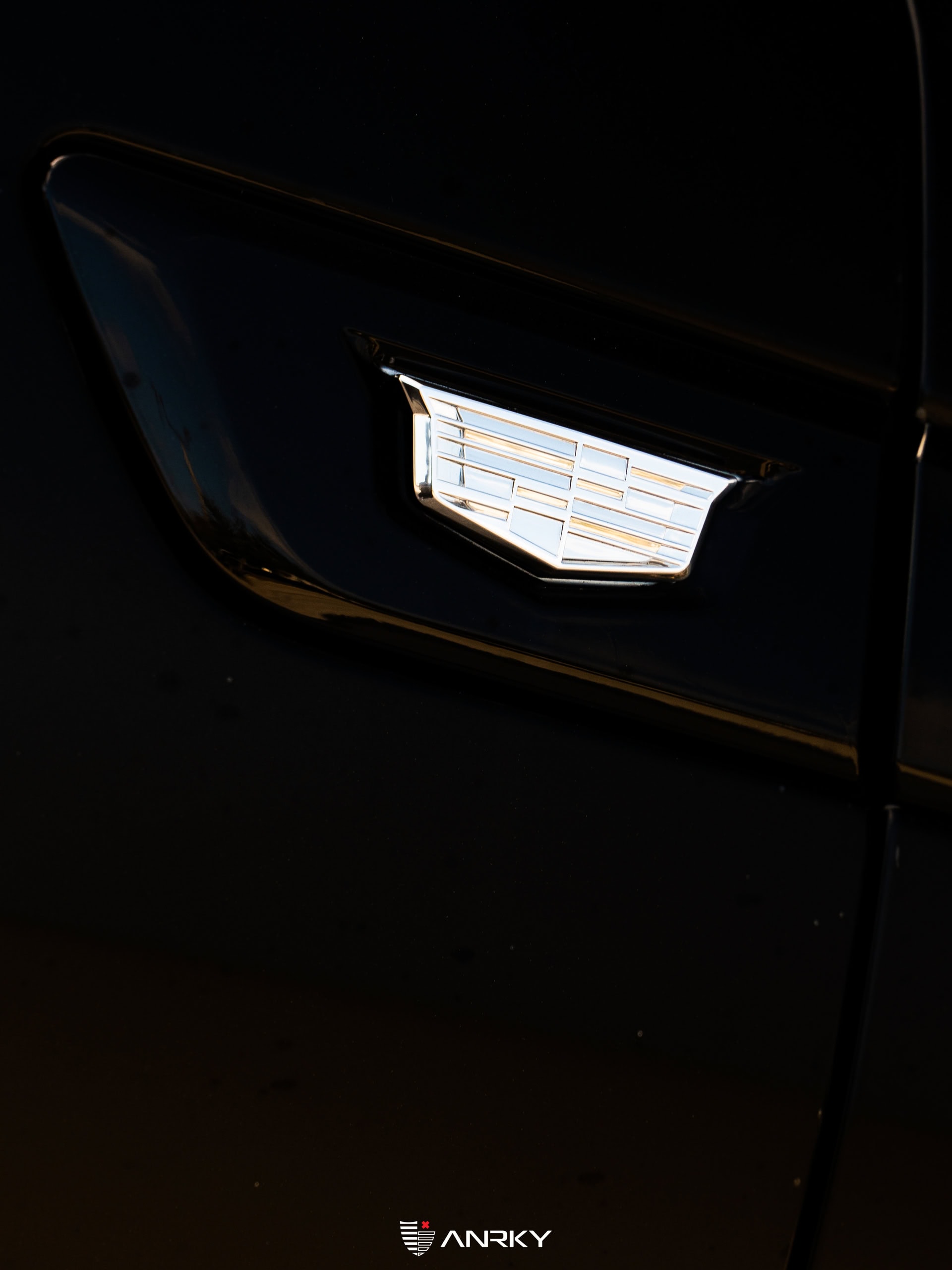 Cadillac Escalade iQ  | | on ANRKY RF-77 | Two Tone: Gloss Black Face + Brushed Windows 