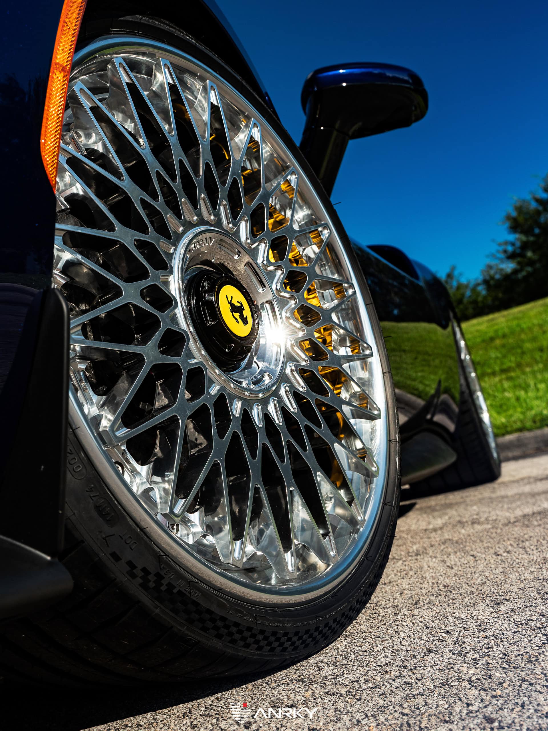 Ferrari 296 GTS | Blue Corsa | on ANRKY RS7.3 | Polished Clear