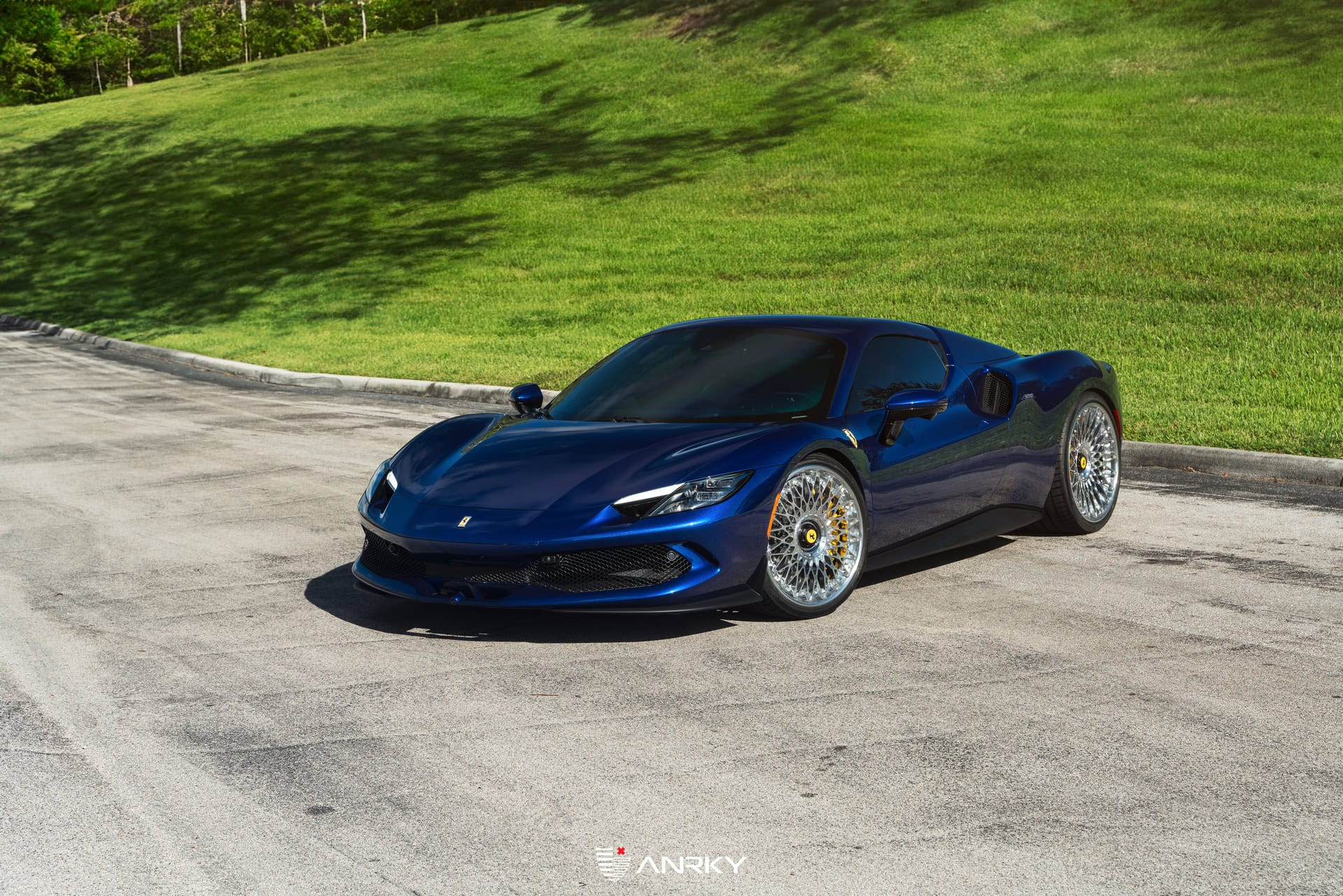 Ferrari 296 GTS | Blue Corsa | on ANRKY RS7.3 | Polished Clear