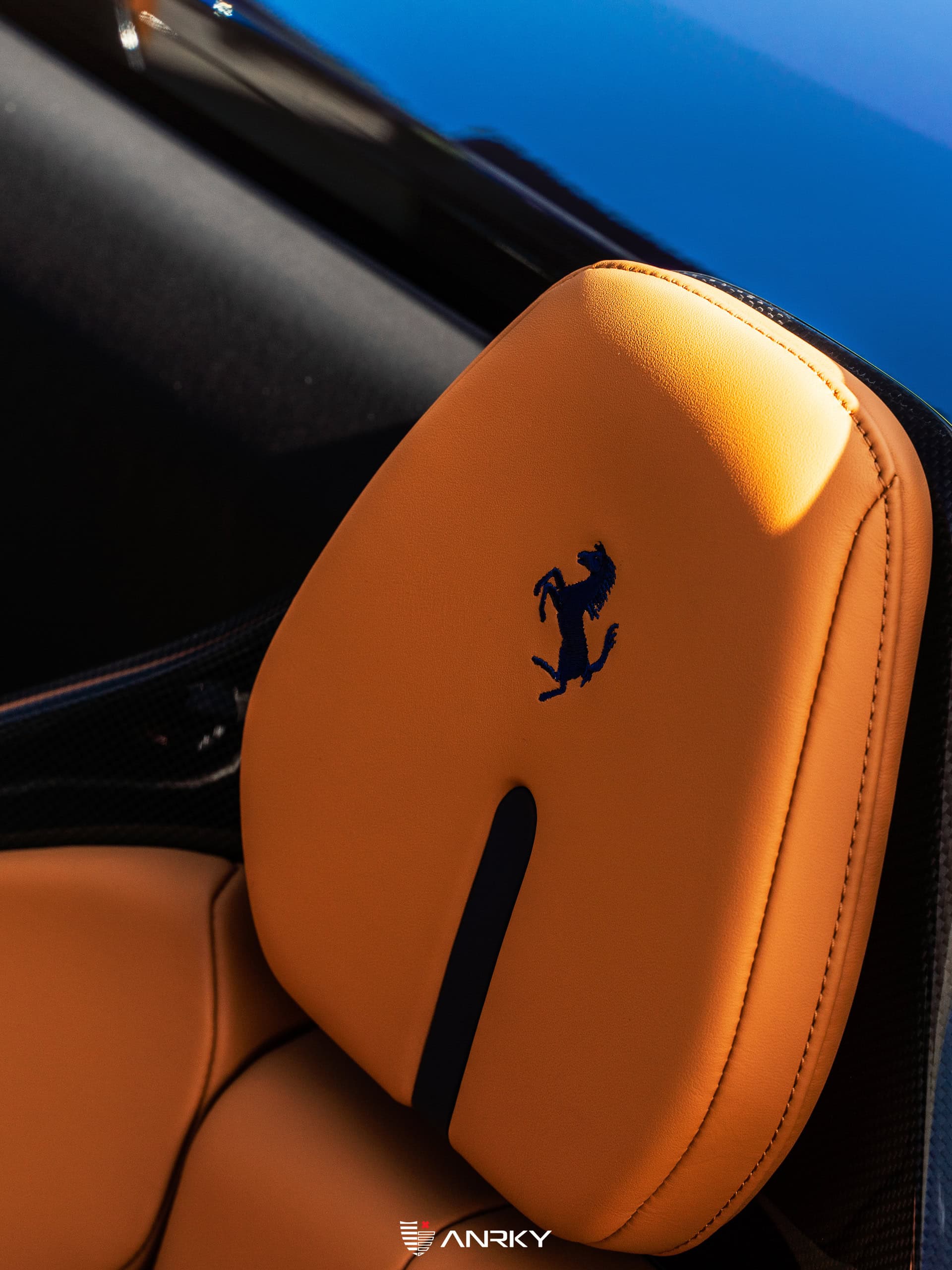 Photo 21 of Ferrari 296 GTS | Blue Corsa | on ANRKY RS7.3 | Polished Clear