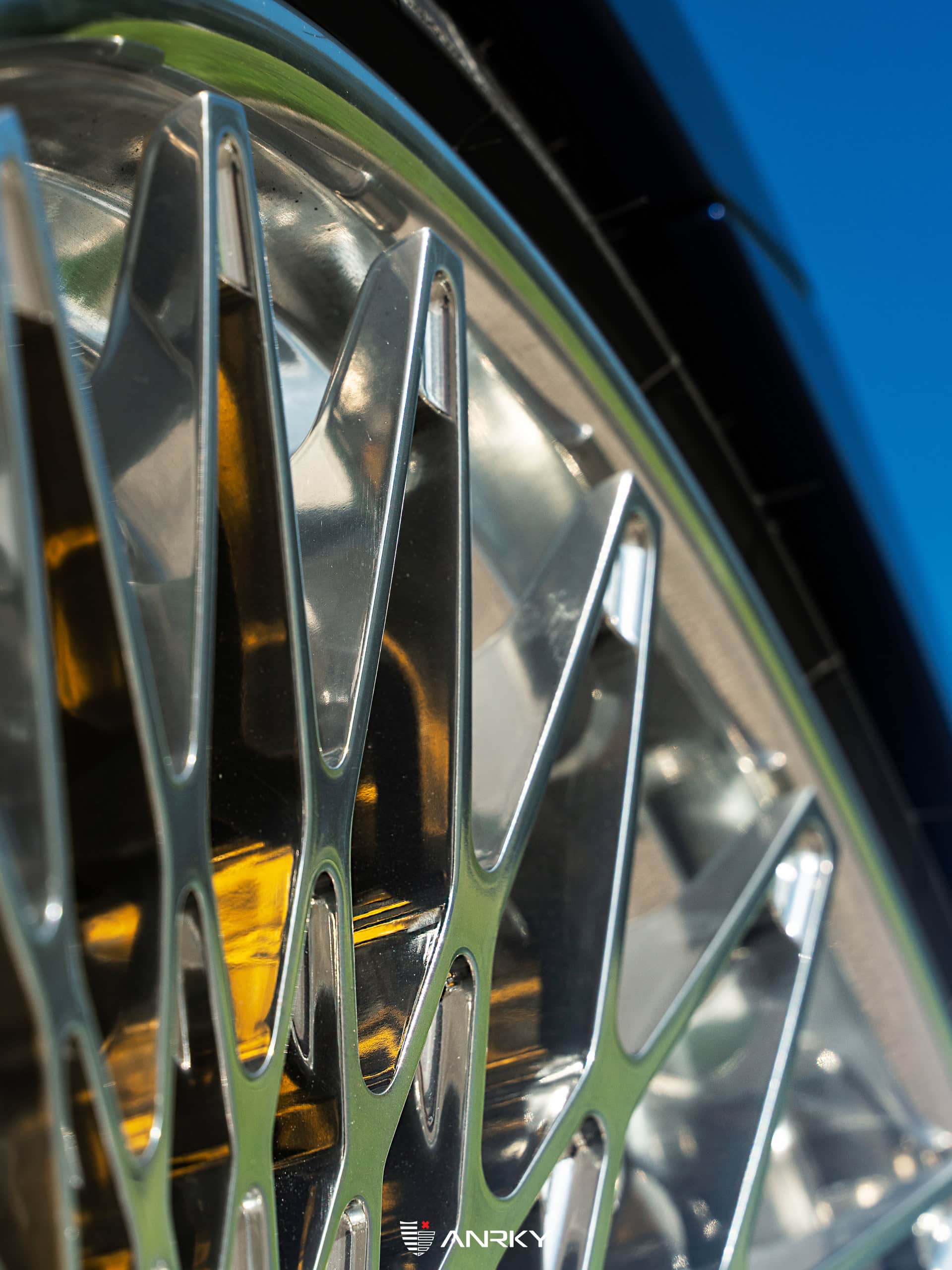 Ferrari 296 GTS | Blue Corsa | on ANRKY RS7.3 | Polished Clear