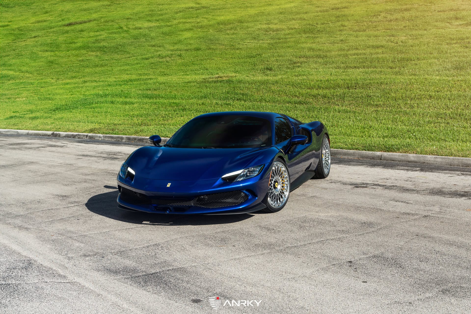Ferrari 296 GTS | Blue Corsa | on ANRKY RS7.3 | Polished Clear