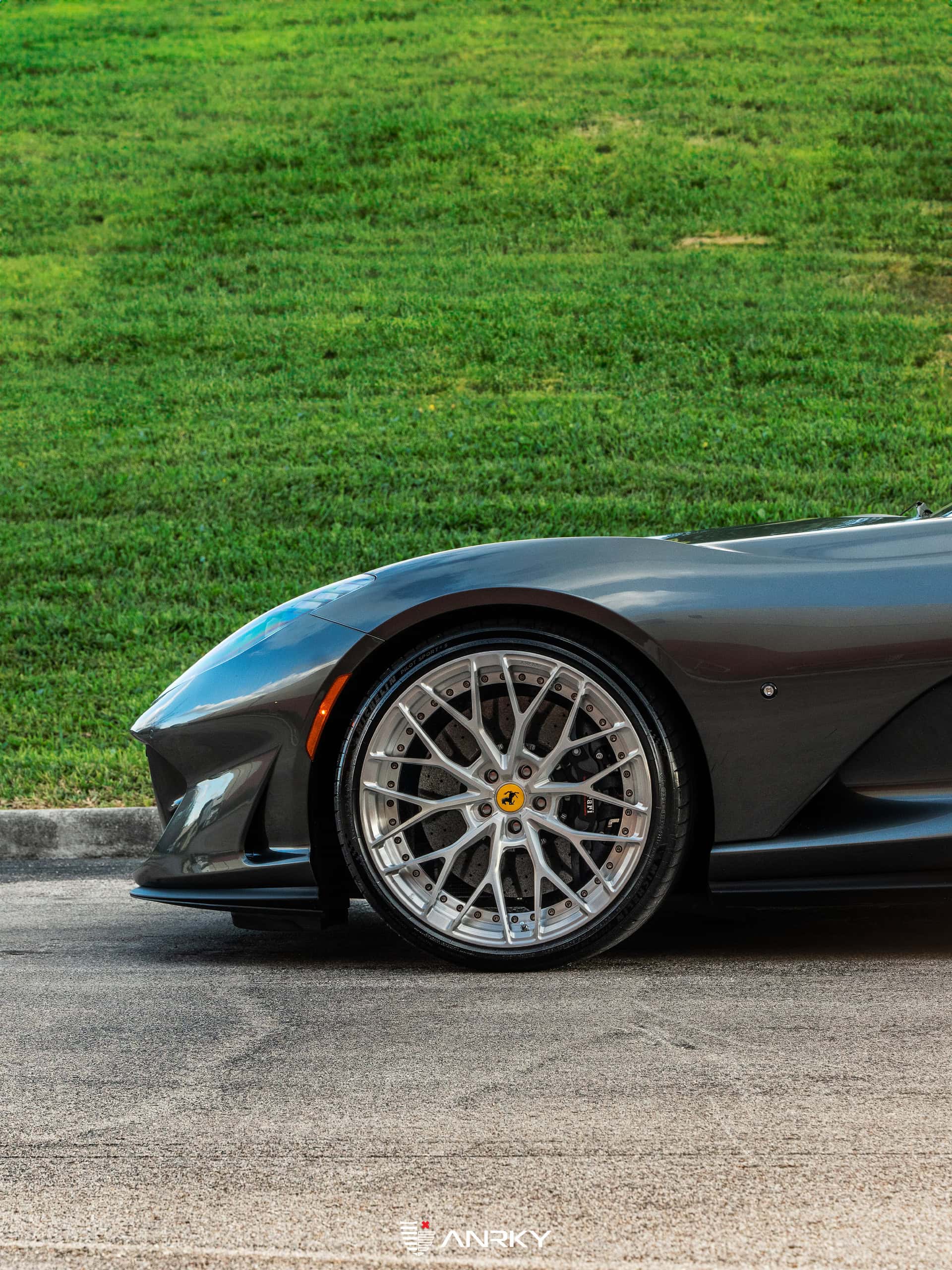 Ferrari 812 | Grigio Silver Stone | on ANRKY AN20 | Brushed Clear