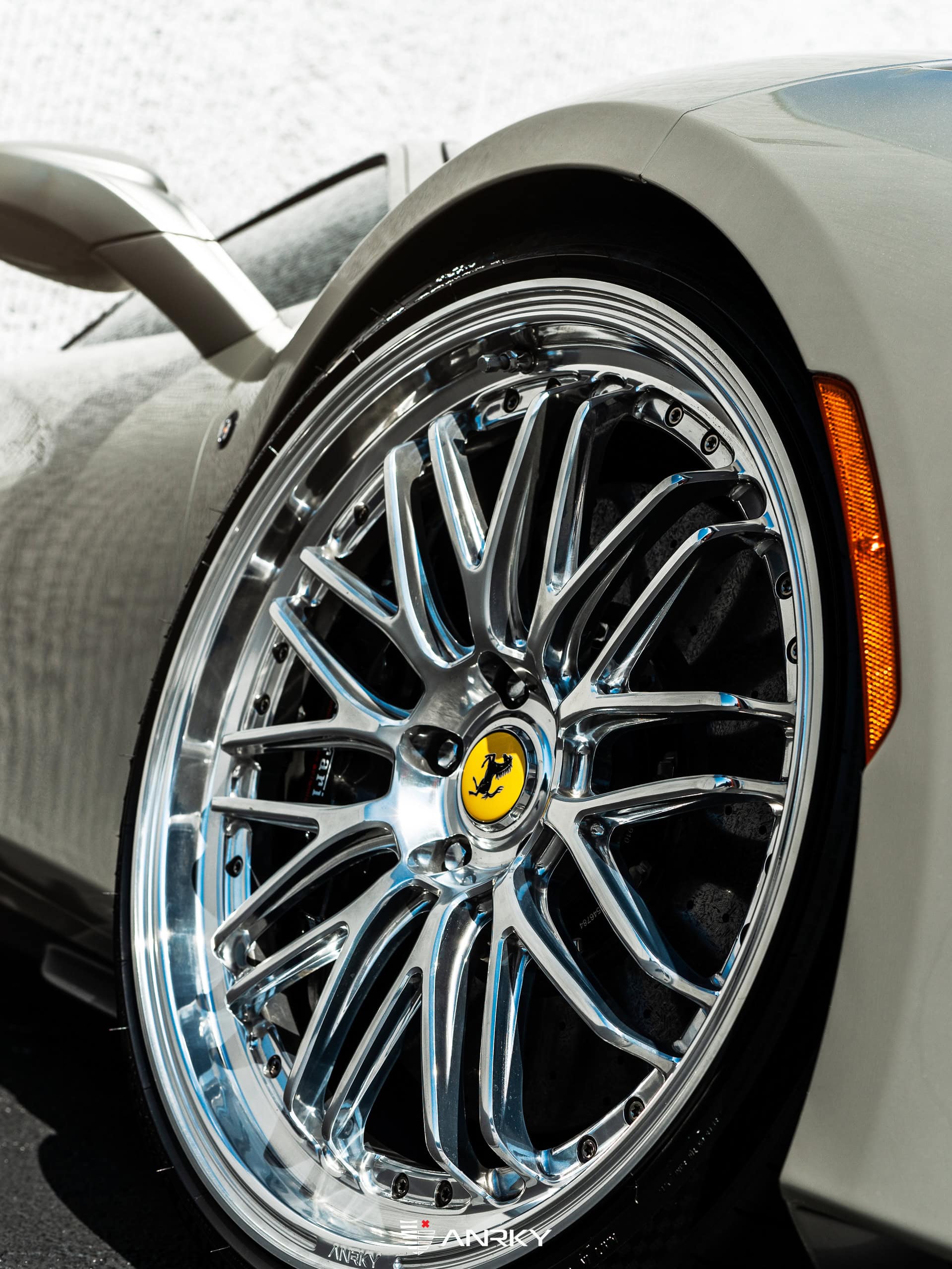 Photo 23 of Ferrari F8 | | on ANRKY JDX-220 | Two Tone: Brushed Face + Mirror Polished Windows