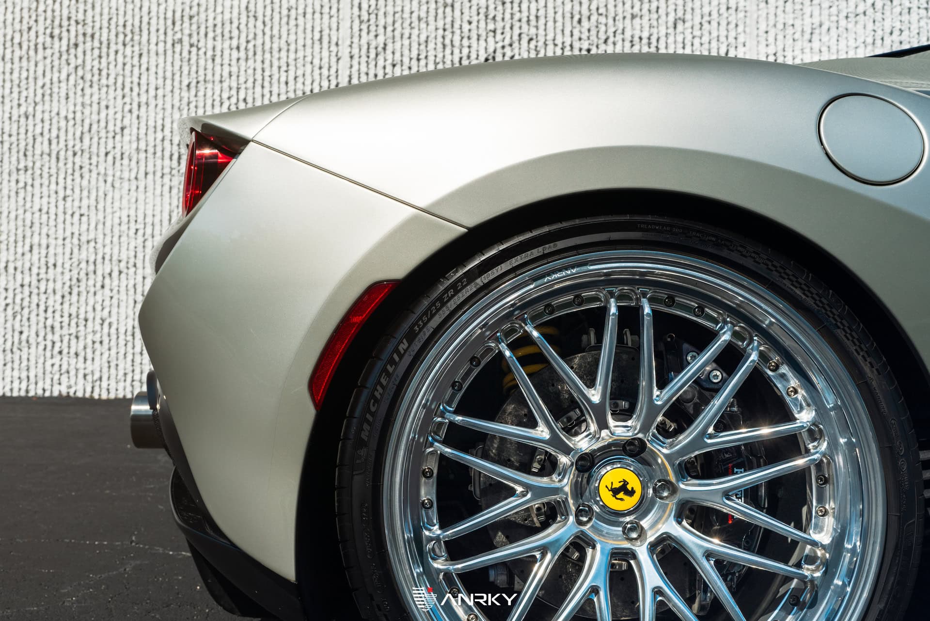 Ferrari F8 | | on ANRKY JDX-220 | Two Tone: Brushed Face + Mirror Polished Windows