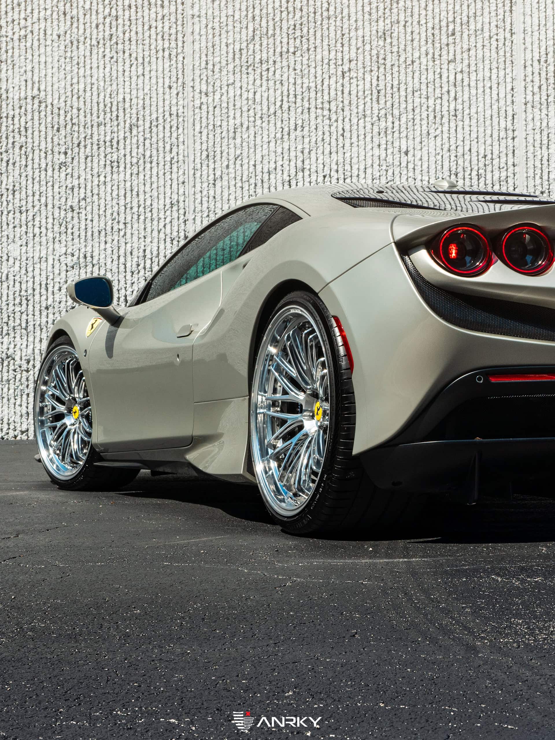 Ferrari F8 | | on ANRKY JDX-220 | Two Tone: Brushed Face + Mirror Polished Windows