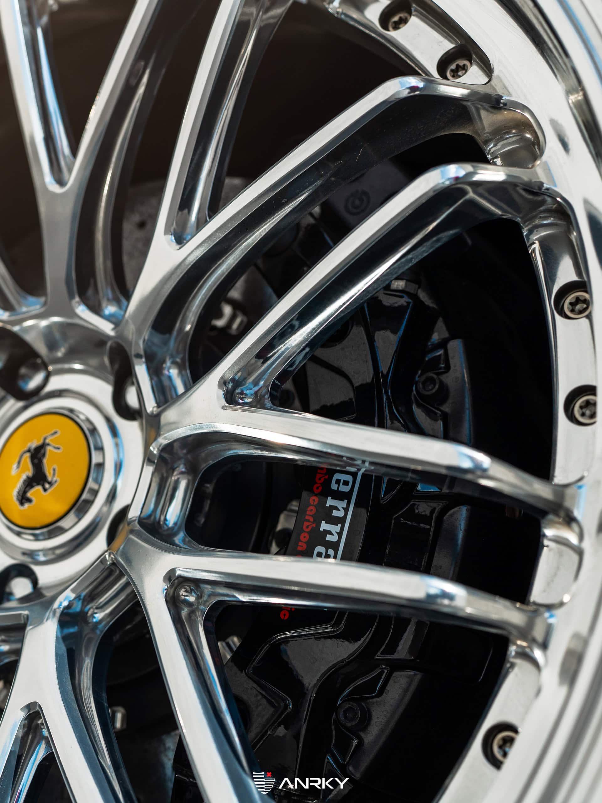 Ferrari F8 | | on ANRKY JDX-220 | Two Tone: Brushed Face + Mirror Polished Windows