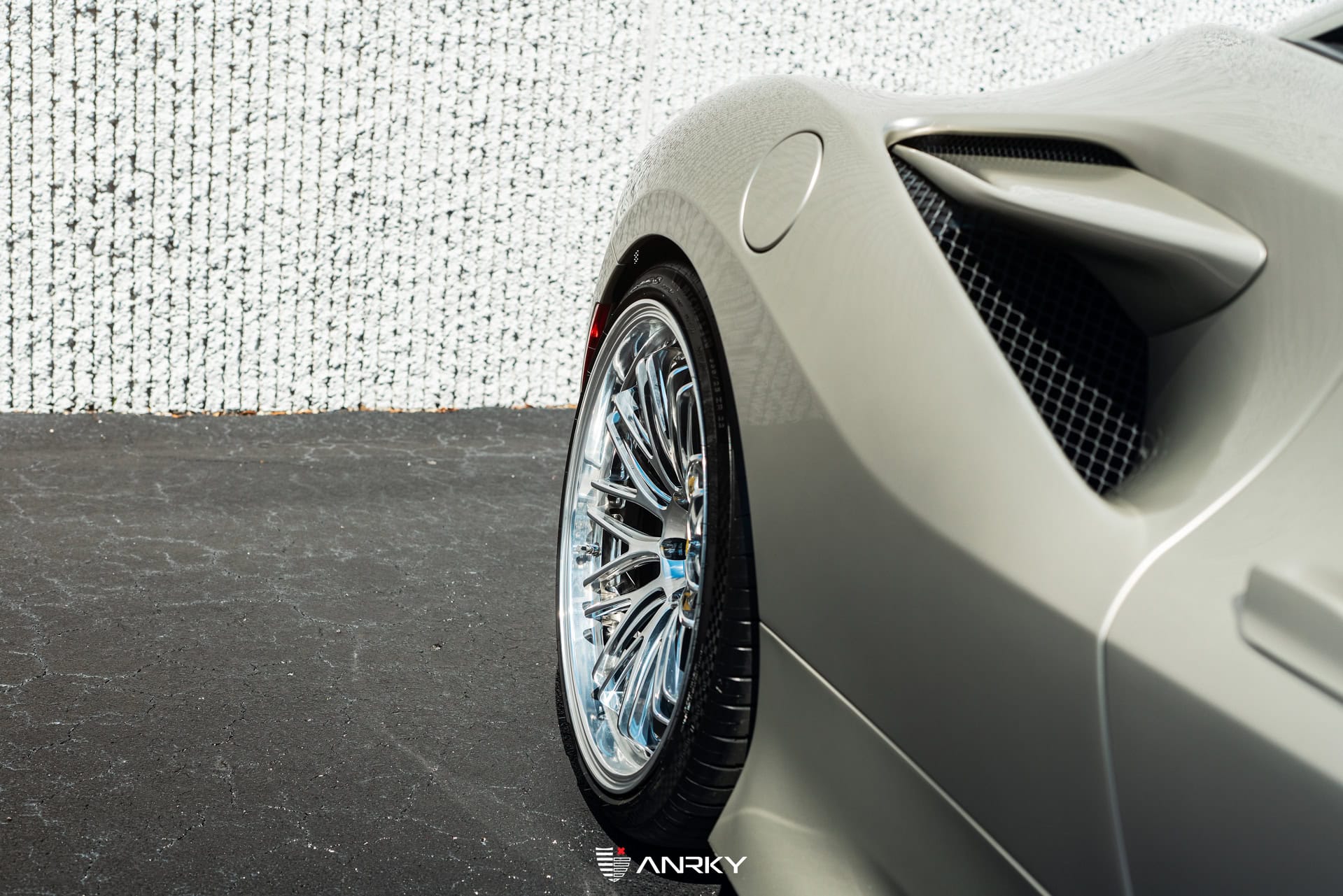 Ferrari F8 | | on ANRKY JDX-220 | Two Tone: Brushed Face + Mirror Polished Windows