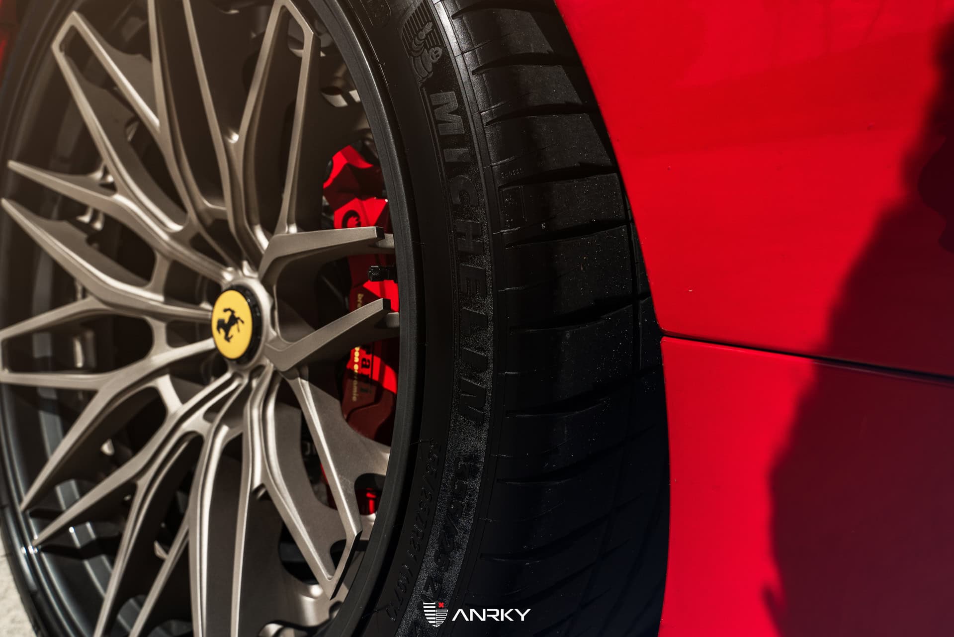 Novitec F8 Spider | Rosso Corsa | on ANRKY RS1.3 | Satin White Gold