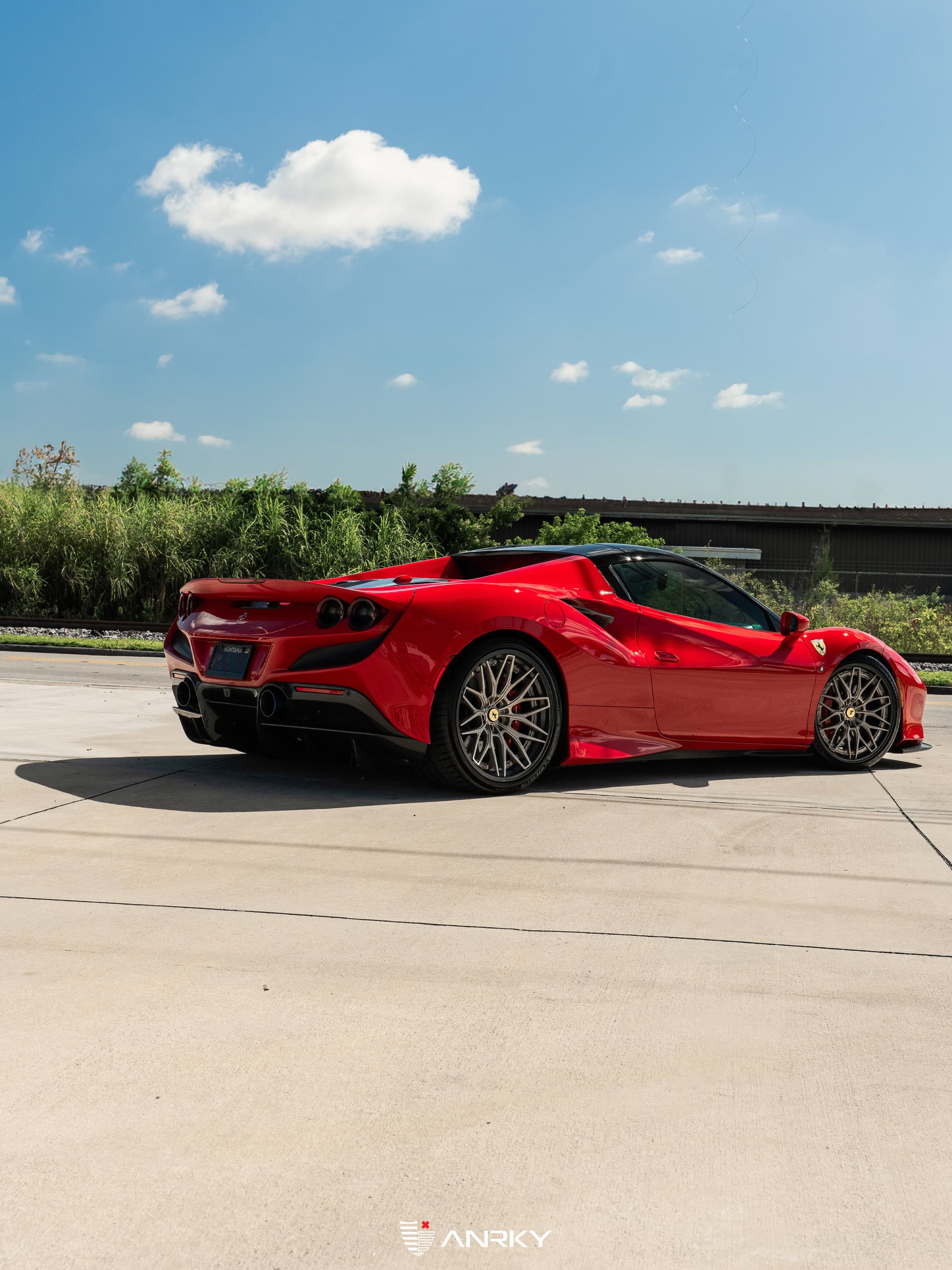 Photo 23 of Novitec F8 Spider | Rosso Corsa | on ANRKY RS1.3 | Satin White Gold
