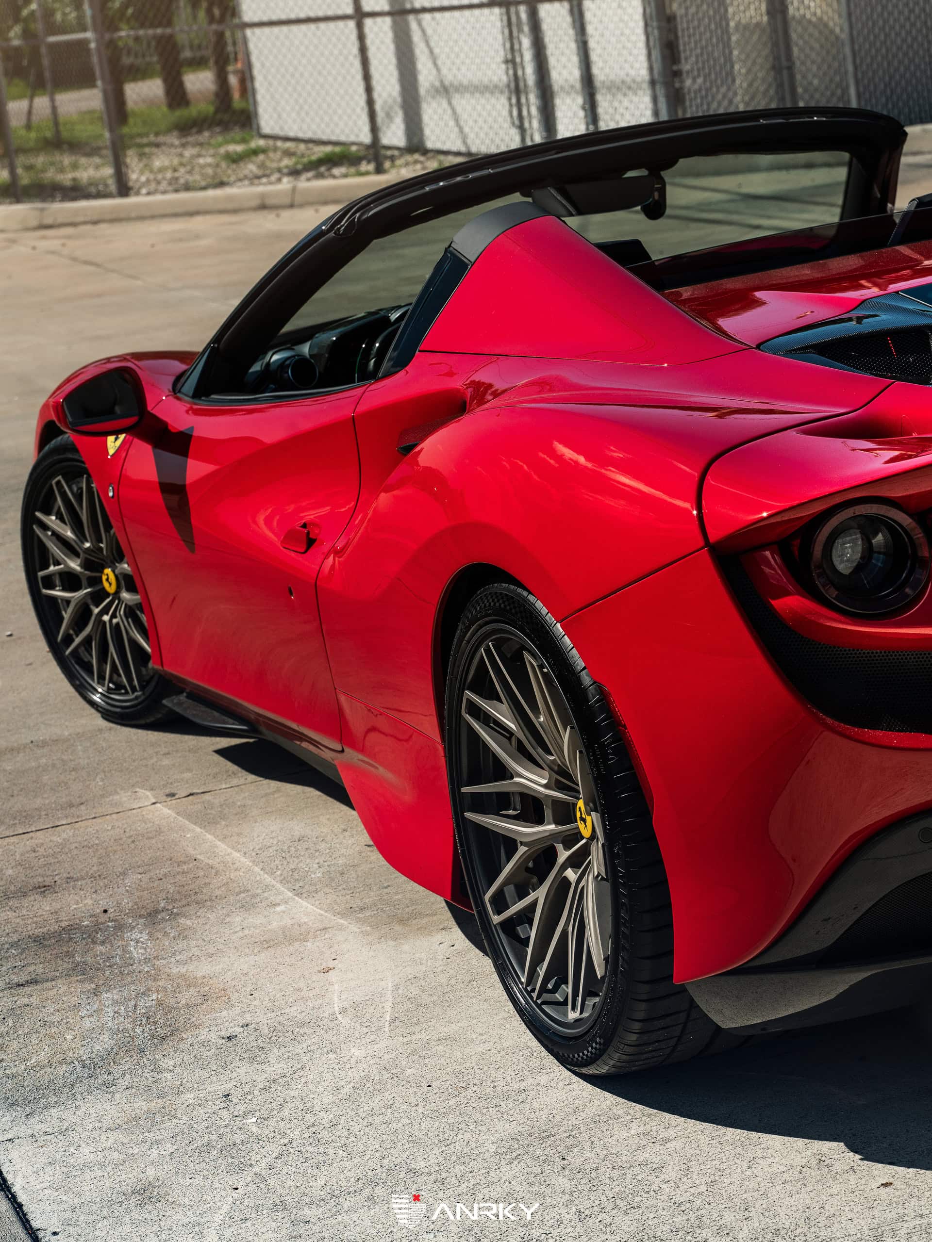 Photo 22 of Novitec F8 Spider | Rosso Corsa | on ANRKY RS1.3 | Satin White Gold
