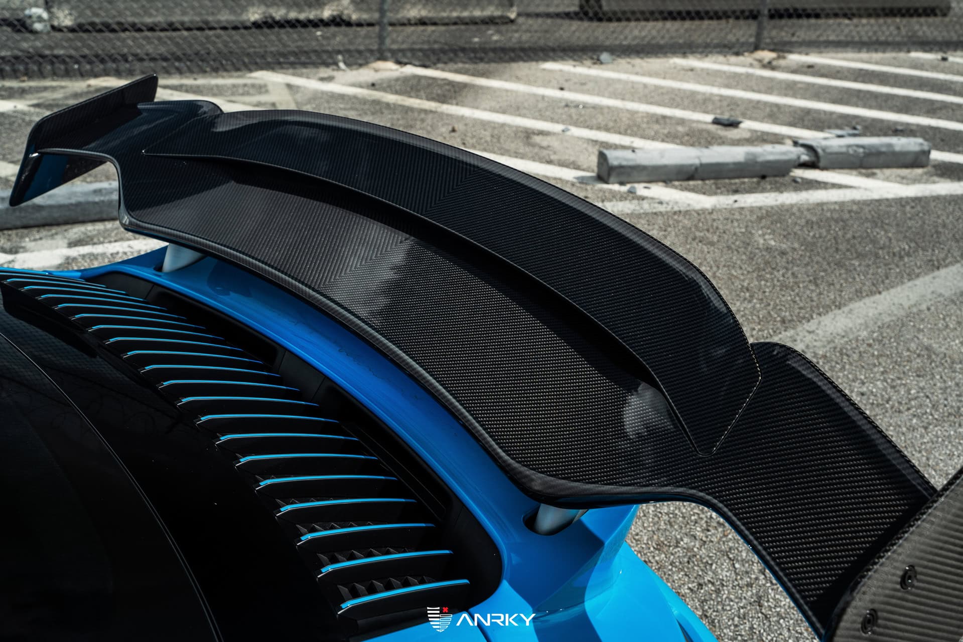 Photo 23 of Mansory Porsche 992 | Rivera Blue | on ANRKY RS5.3 | Polished Clear
