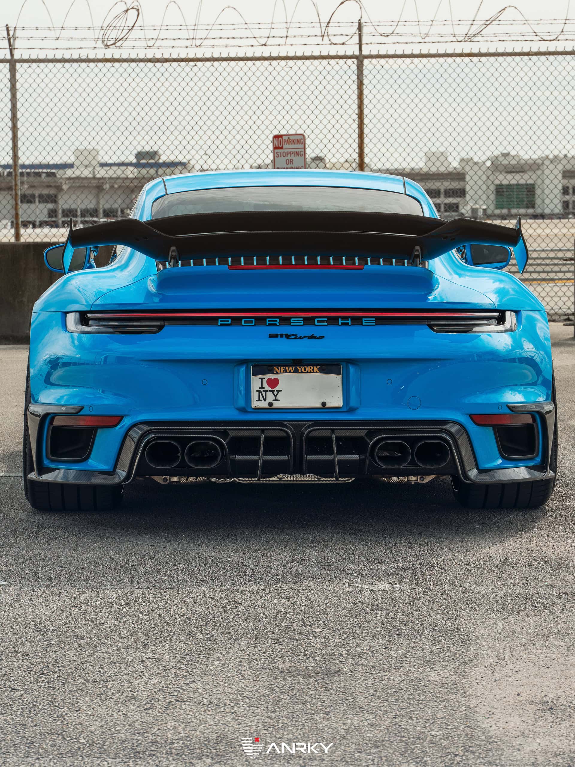 Photo 24 of Mansory Porsche 992 | Rivera Blue | on ANRKY RS5.3 | Polished Clear