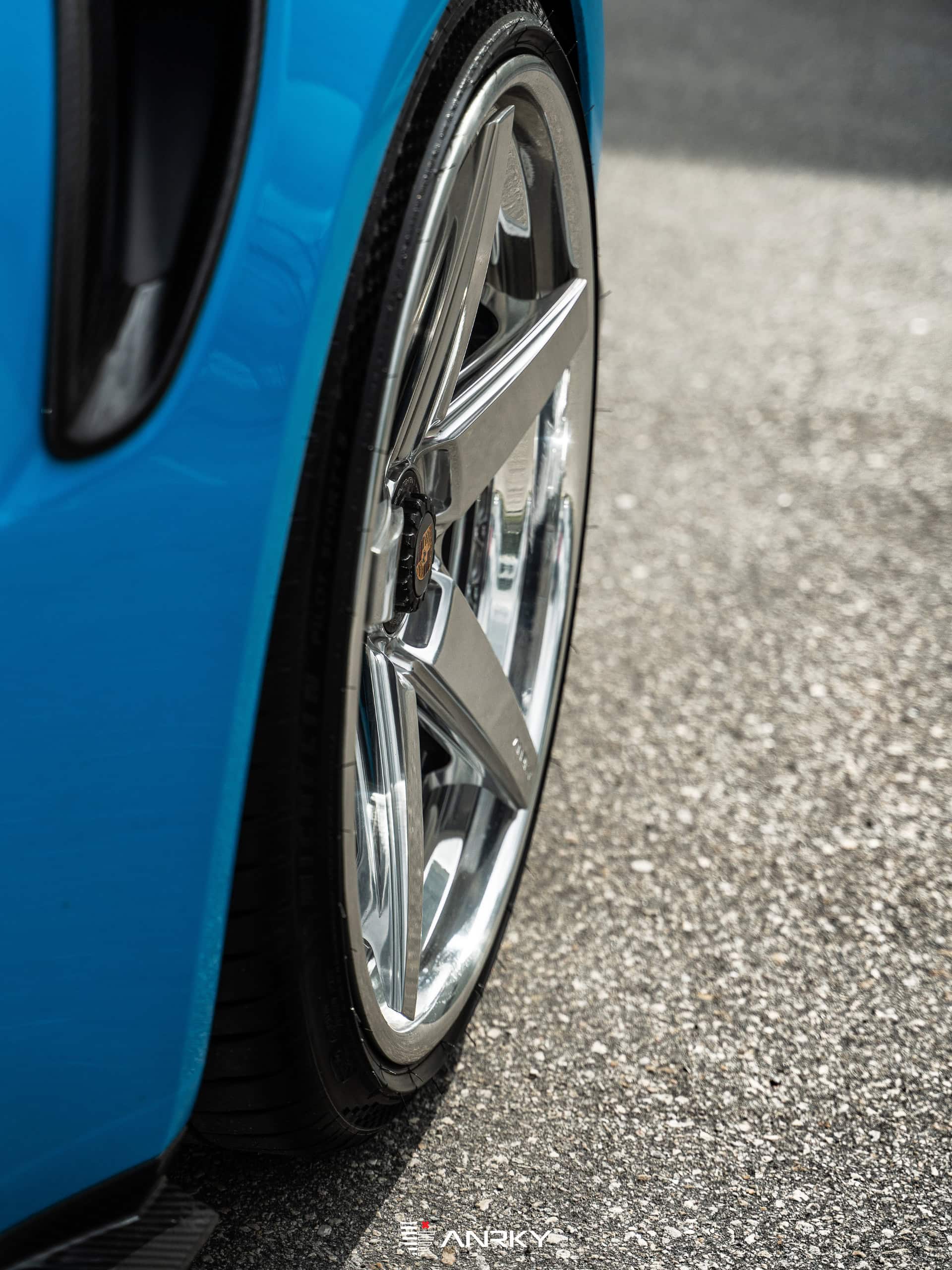 Photo 25 of Mansory Porsche 992 | Rivera Blue | on ANRKY RS5.3 | Polished Clear