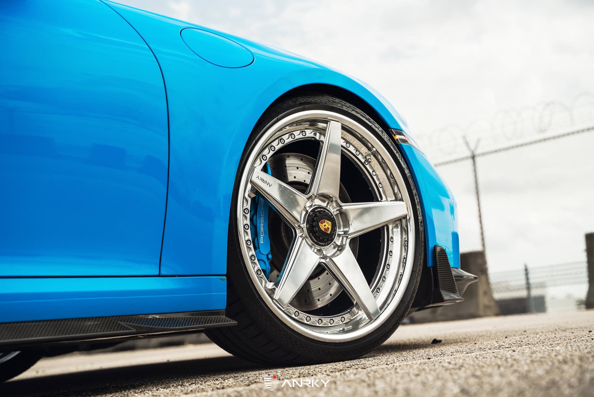 Mansory Porsche 992 | Rivera Blue | on ANRKY RS5.3 | Polished Clear