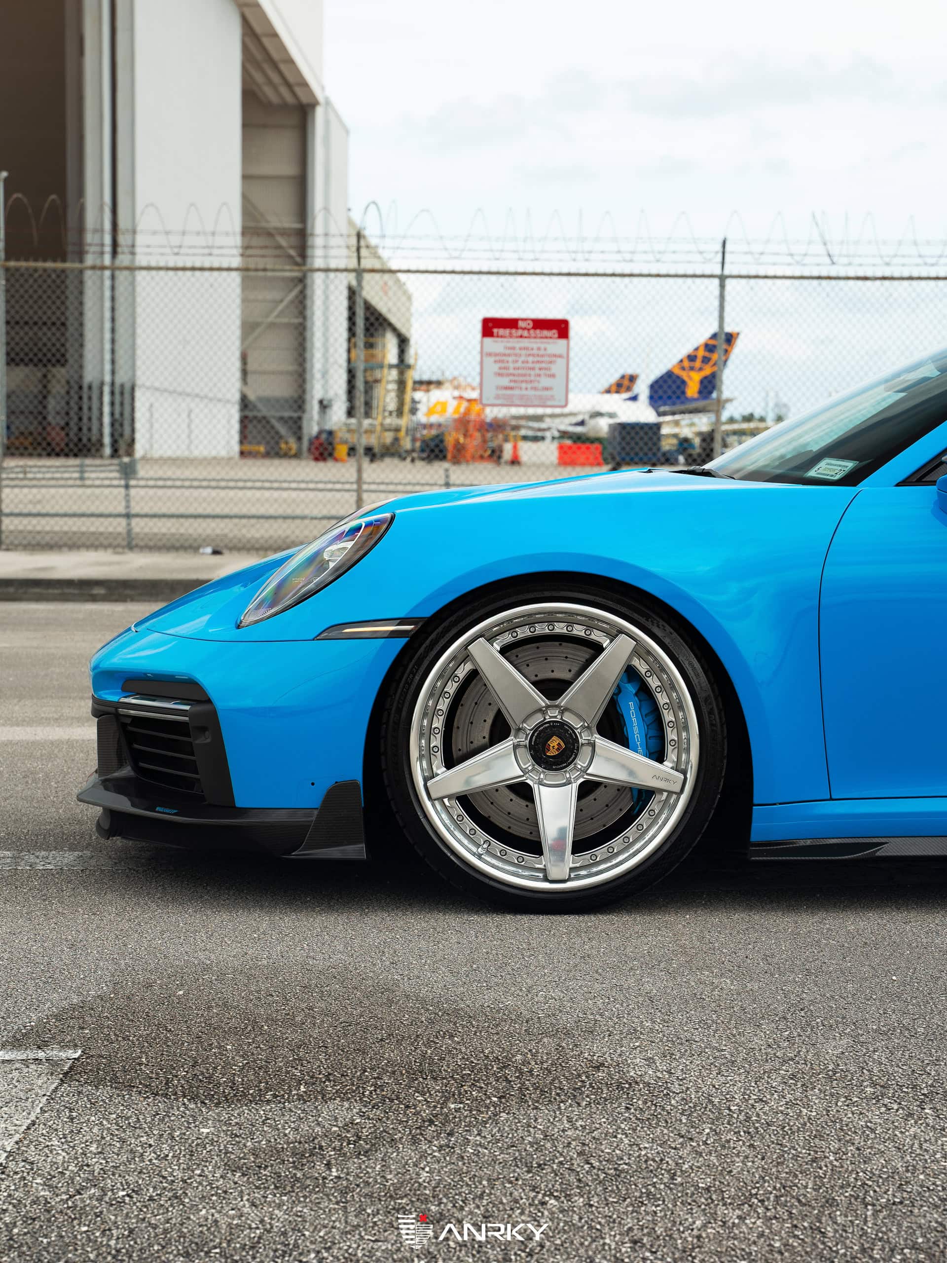 Mansory Porsche 992 | Rivera Blue | on ANRKY RS5.3 | Polished Clear
