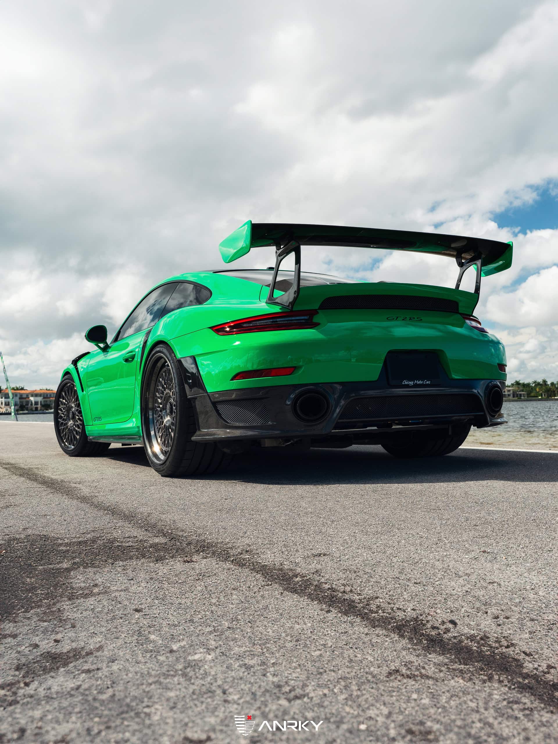 Photo 26 of Porsche 991 GT2RS | Lizard Green | on ANRKY RS7.3 + AEROSport | Brushed Smoke