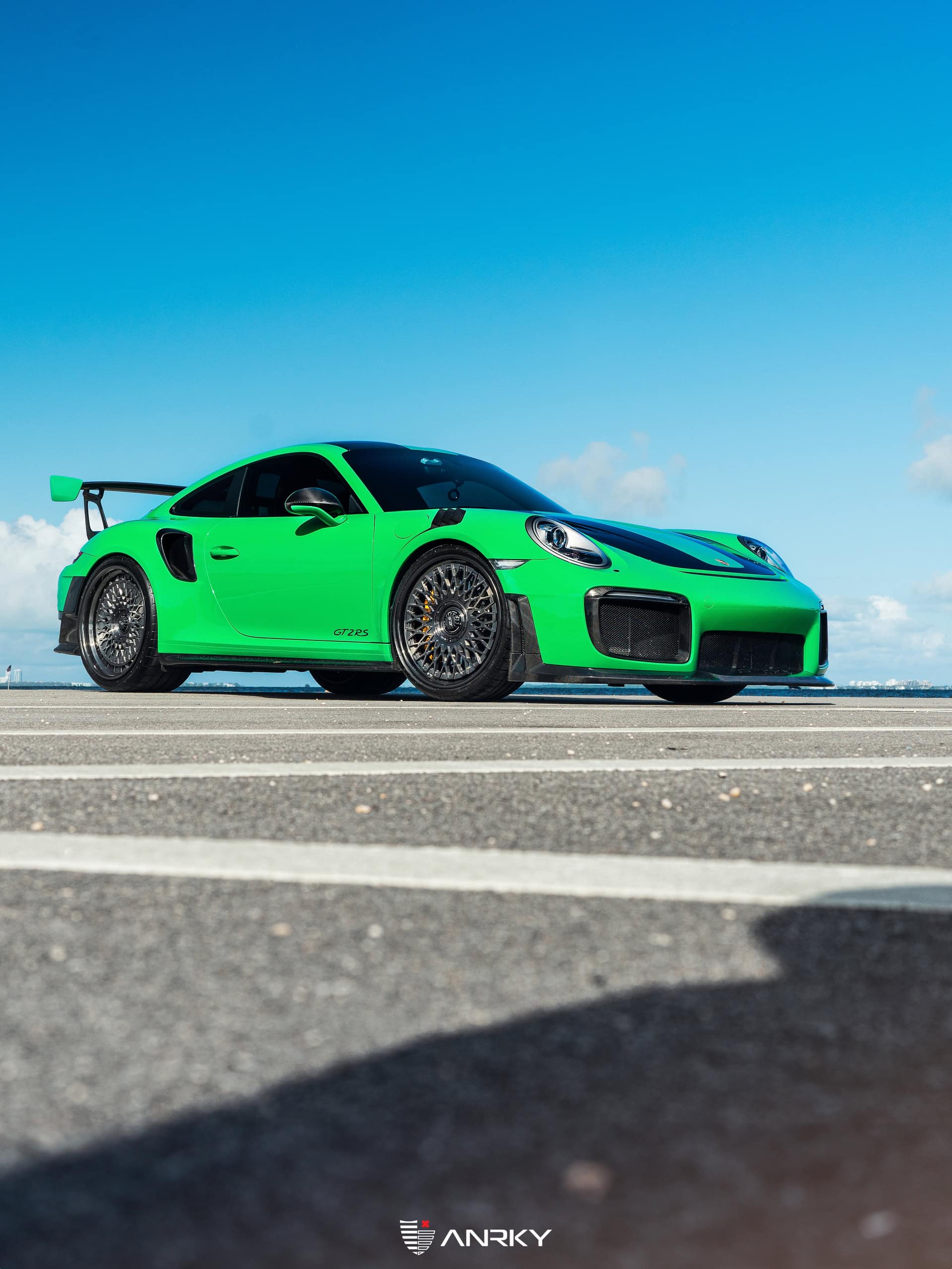 Photo 40 of Porsche 991 GT2RS | Lizard Green | on ANRKY RS7.3 + AEROSport | Brushed Smoke