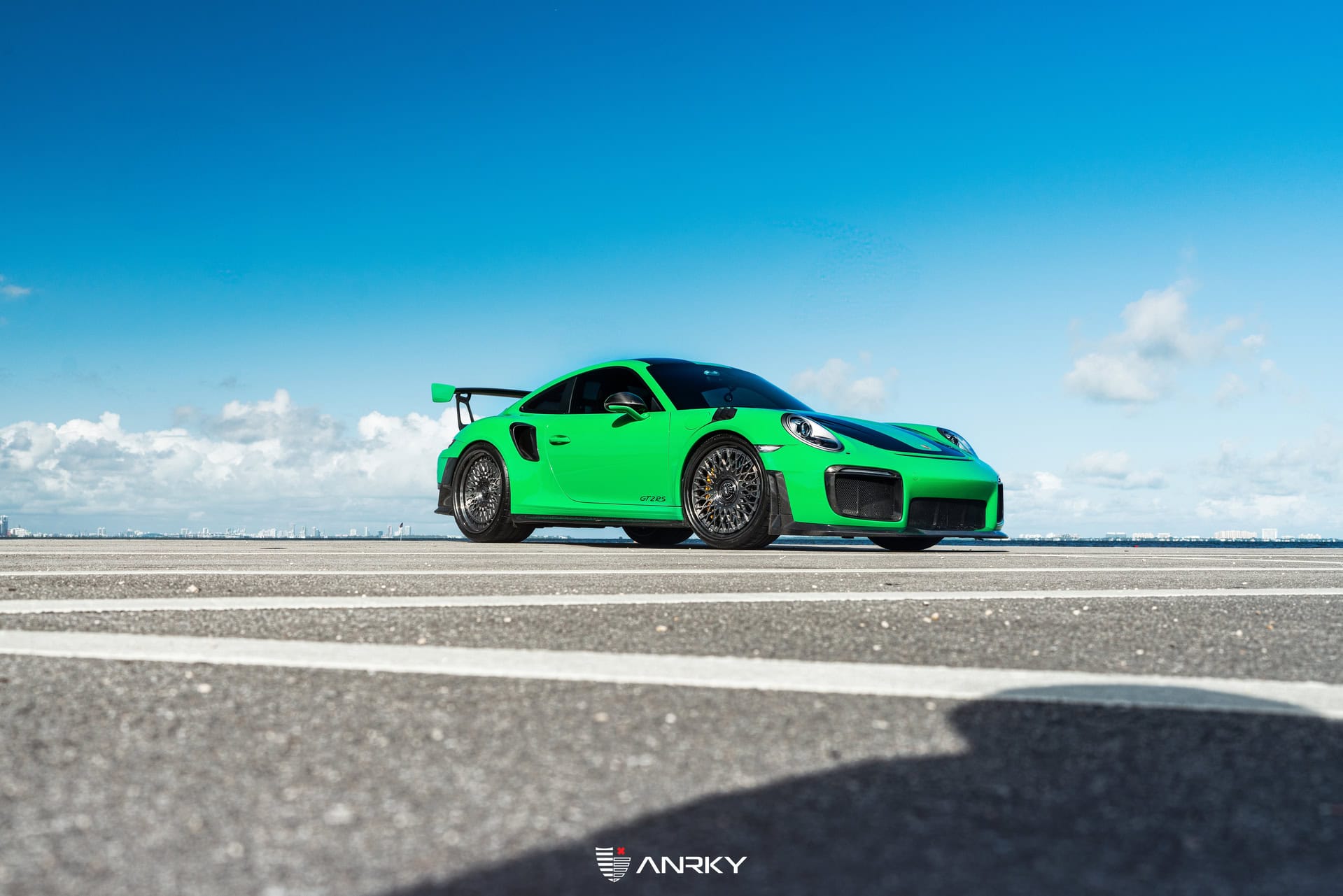 Photo 41 of Porsche 991 GT2RS | Lizard Green | on ANRKY RS7.3 + AEROSport | Brushed Smoke