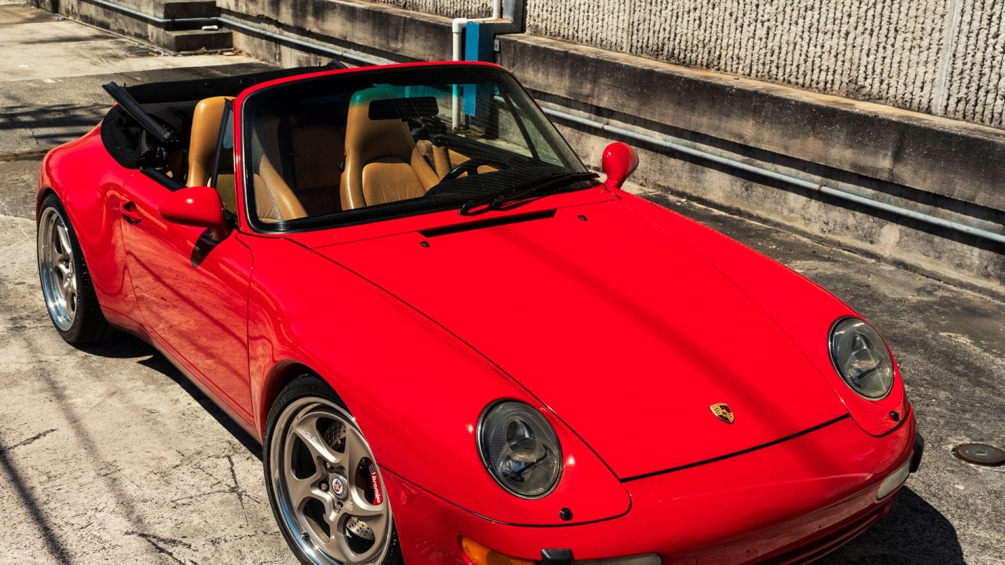 Porsche 993 Carrera Cabriolet on HRE 522