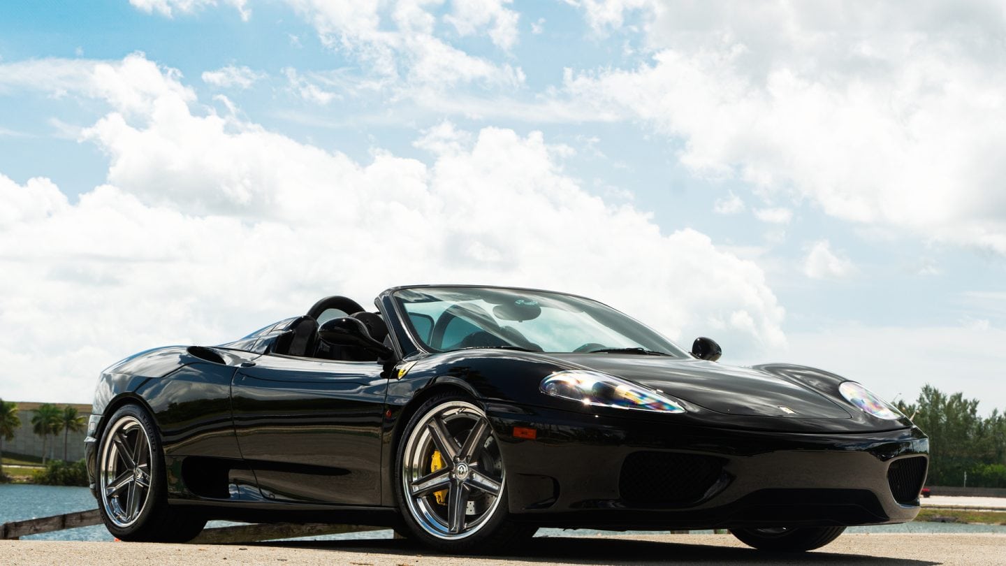 Ferrari 360 Modena Spider on HRE wheels Tusk Ringbrothers Edition
