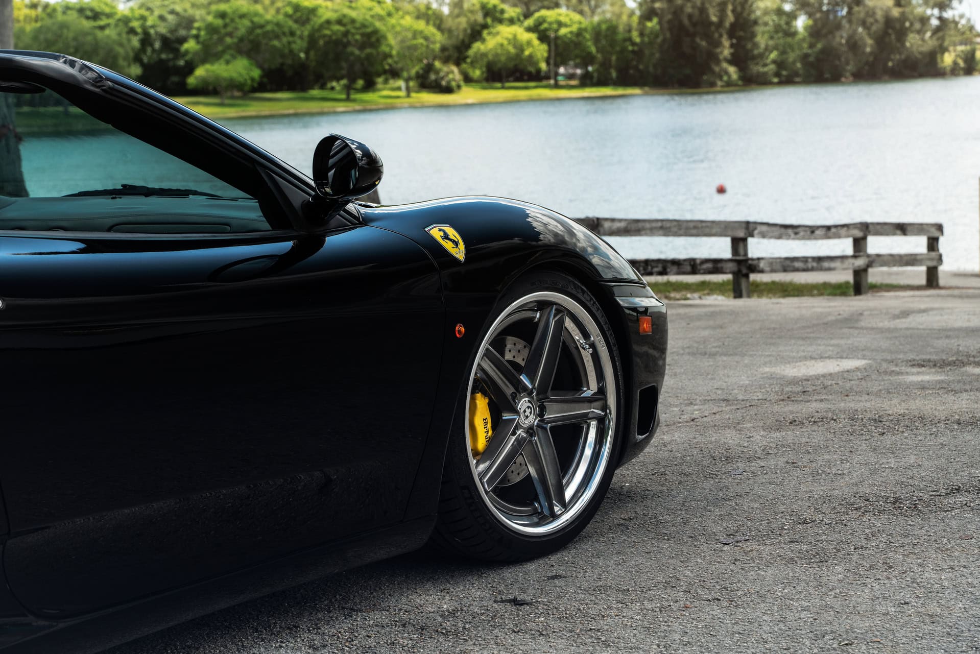 Ferrari 360 Modena Spider on HRE wheels Tusk Ringbrothers Edition