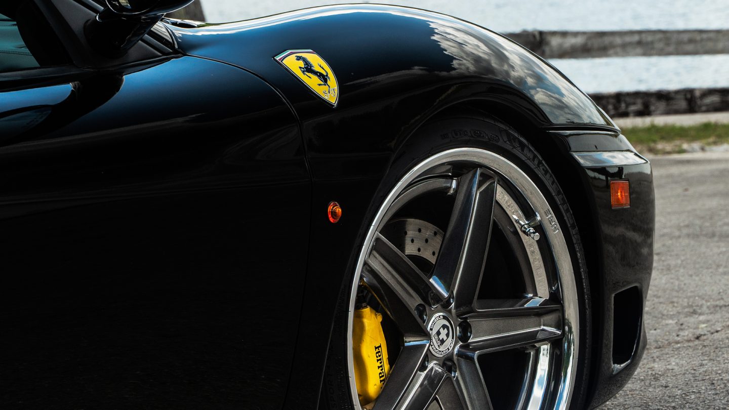 Ferrari 360 Modena Spider on HRE wheels Tusk Ringbrothers Edition