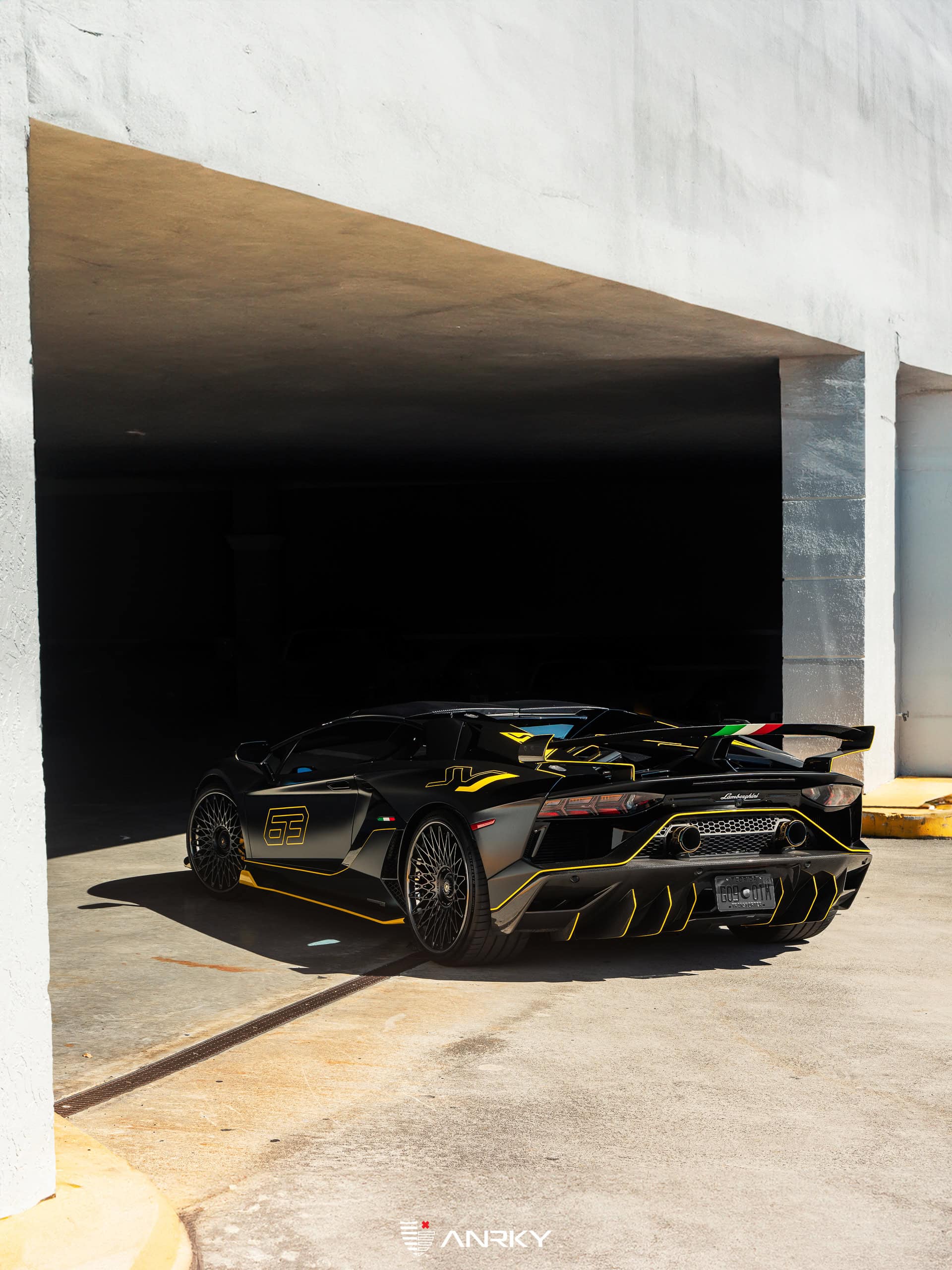 Photo 26 of Lamborghini Aventador SVJ | on ANRKY RS7.3 | Satin Black