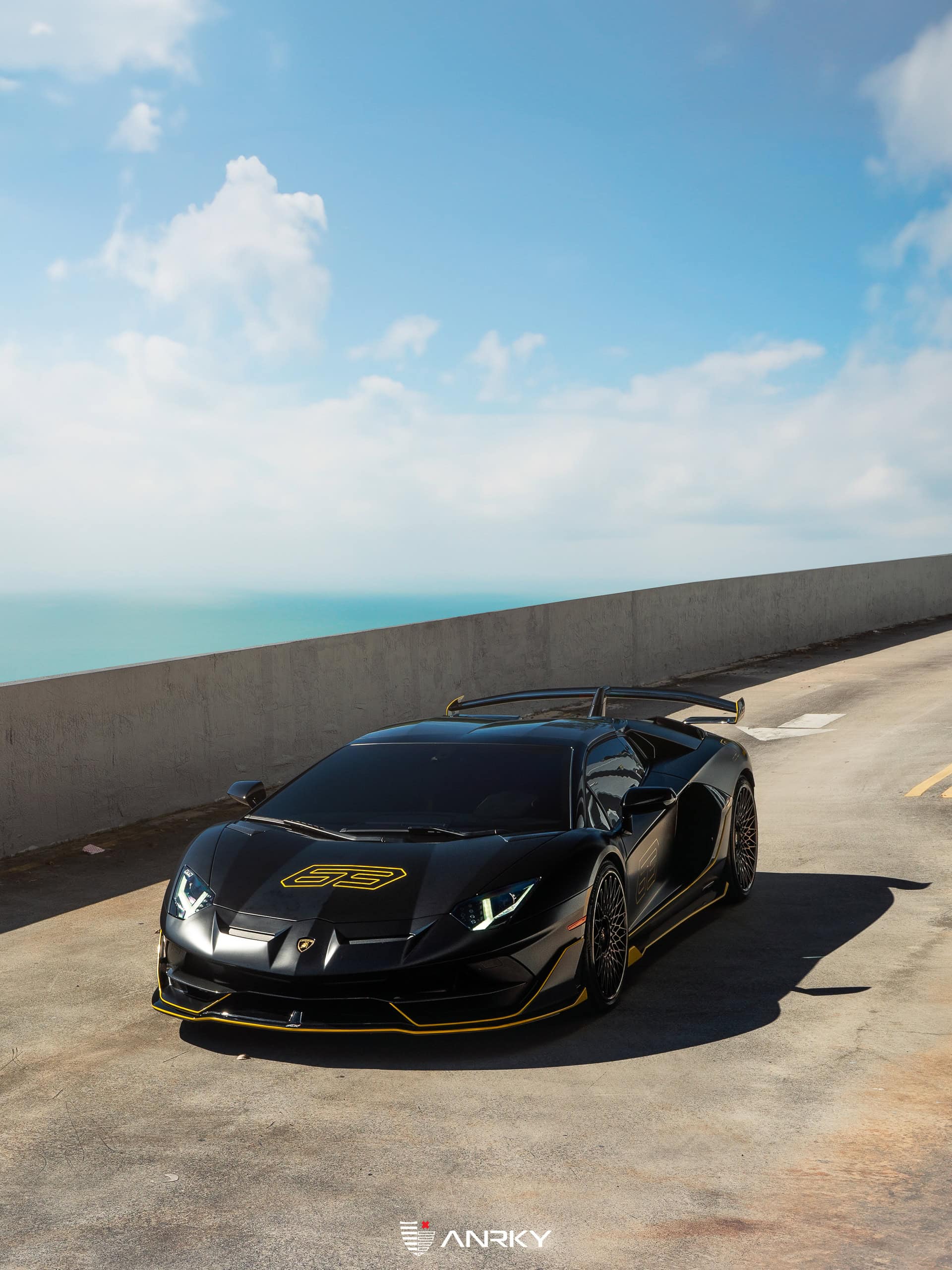 Photo 27 of Lamborghini Aventador SVJ | on ANRKY RS7.3 | Satin Black