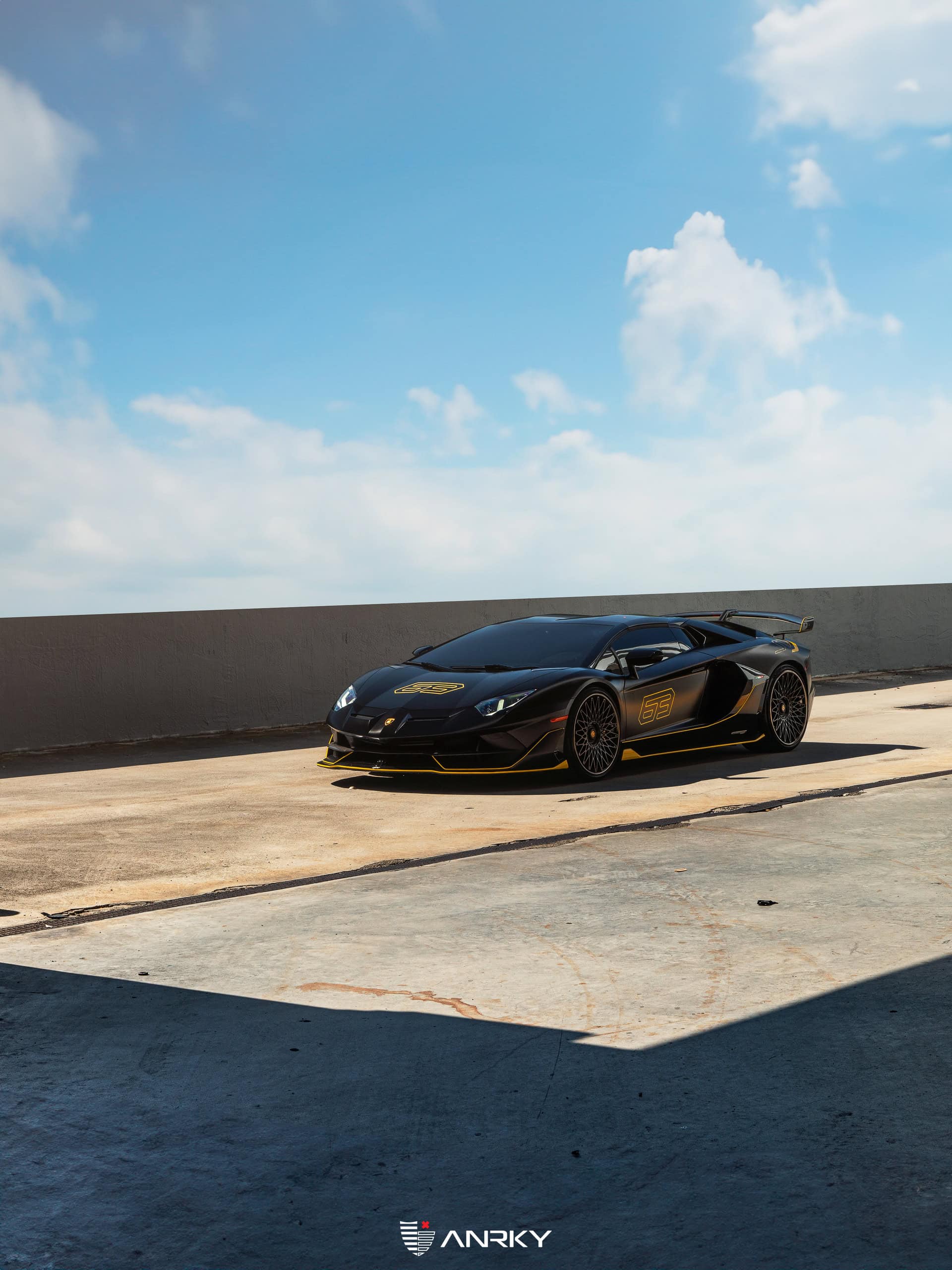 Photo 28 of Lamborghini Aventador SVJ | on ANRKY RS7.3 | Satin Black