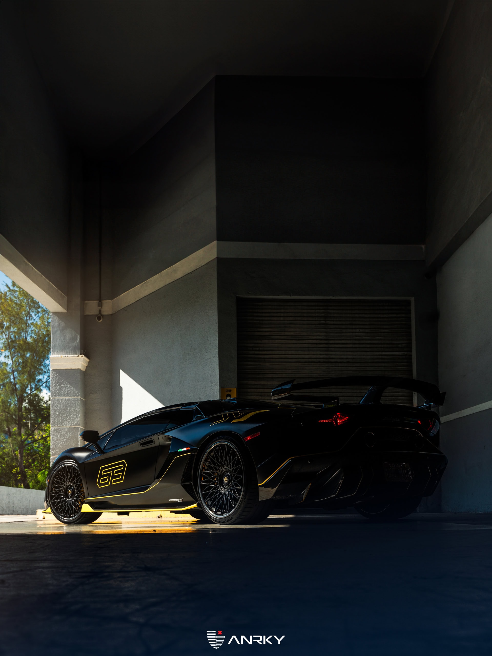 Photo 29 of Lamborghini Aventador SVJ | on ANRKY RS7.3 | Satin Black