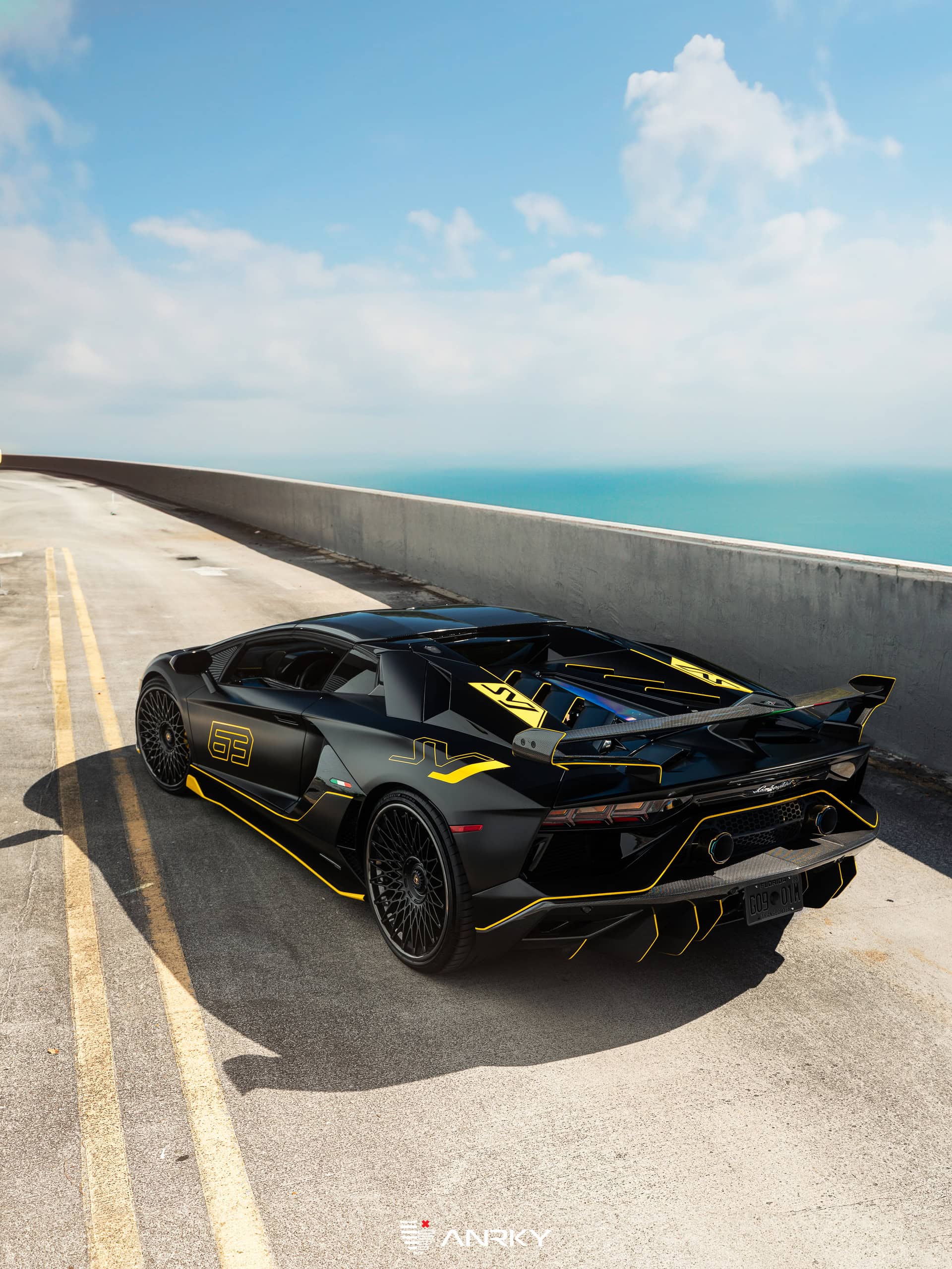 Photo 30 of Lamborghini Aventador SVJ | on ANRKY RS7.3 | Satin Black