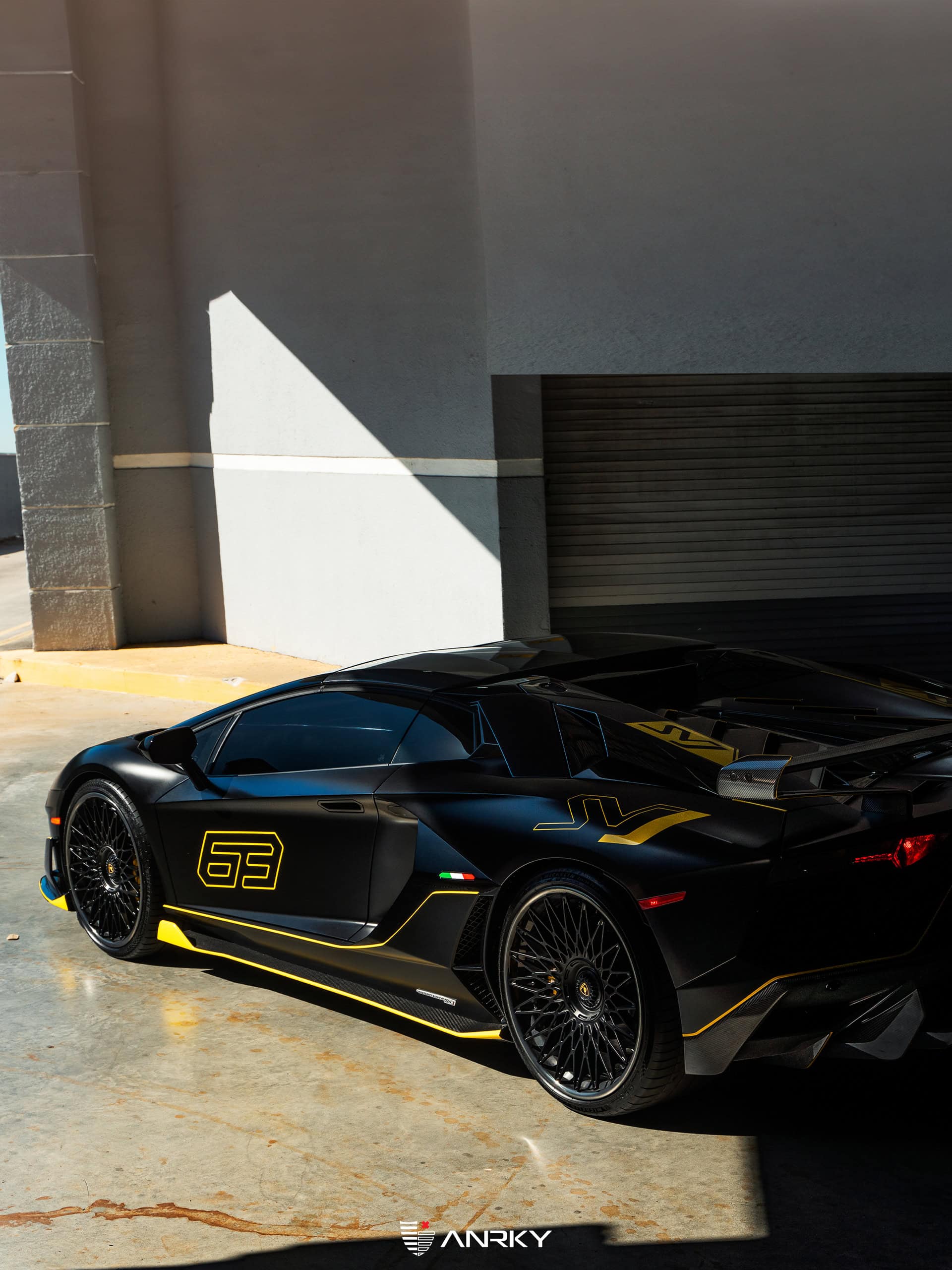 Photo 31 of Lamborghini Aventador SVJ | on ANRKY RS7.3 | Satin Black