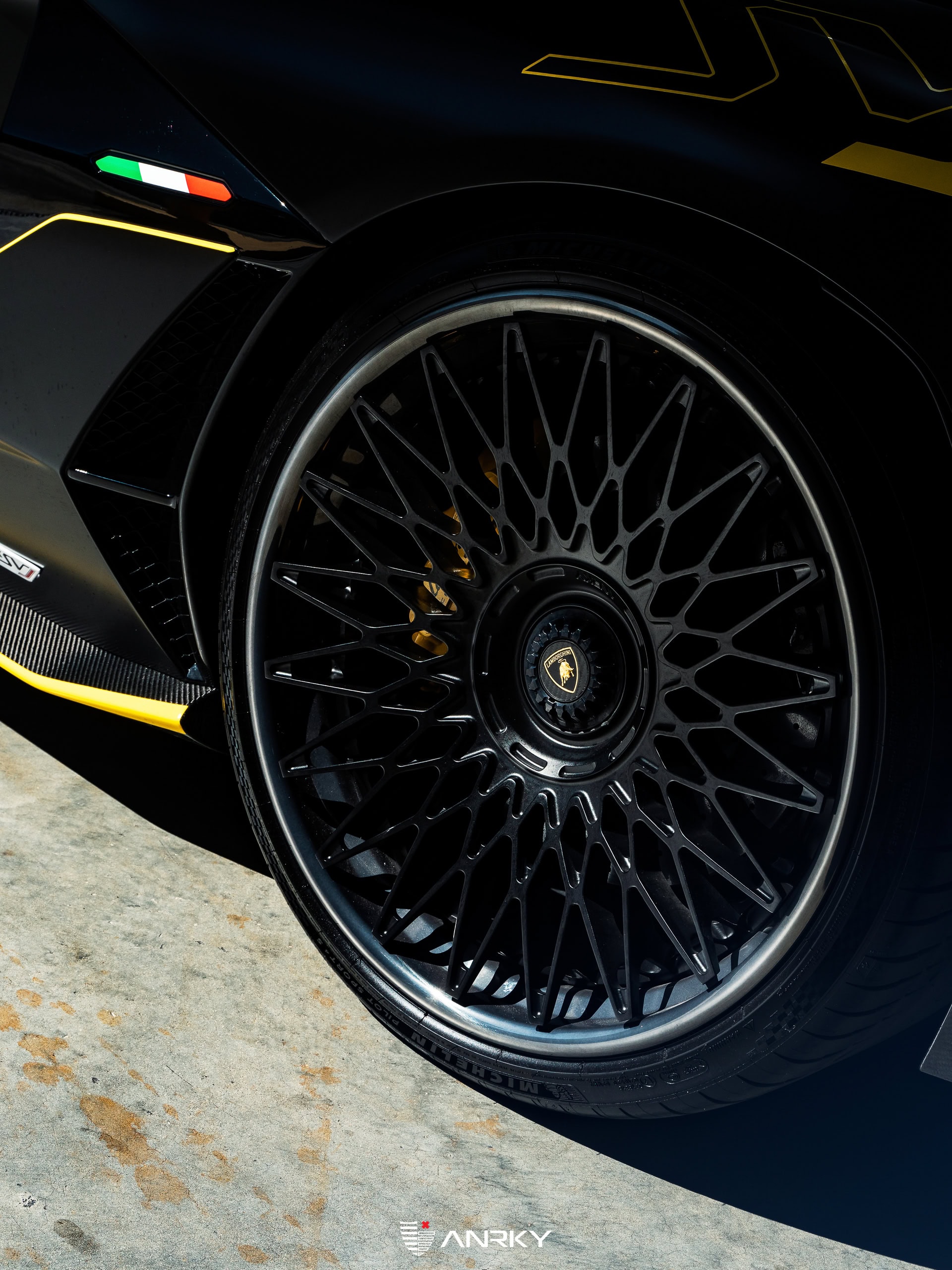 Photo 33 of Lamborghini Aventador SVJ | on ANRKY RS7.3 | Satin Black
