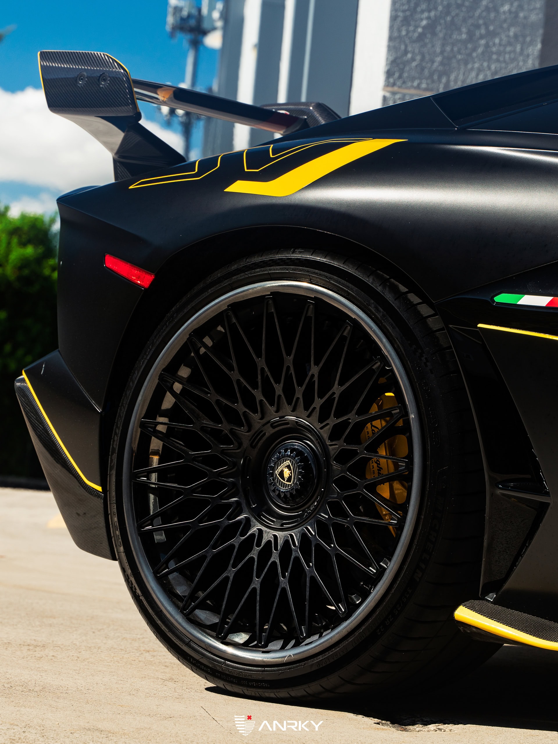 Photo 35 of Lamborghini Aventador SVJ | on ANRKY RS7.3 | Satin Black