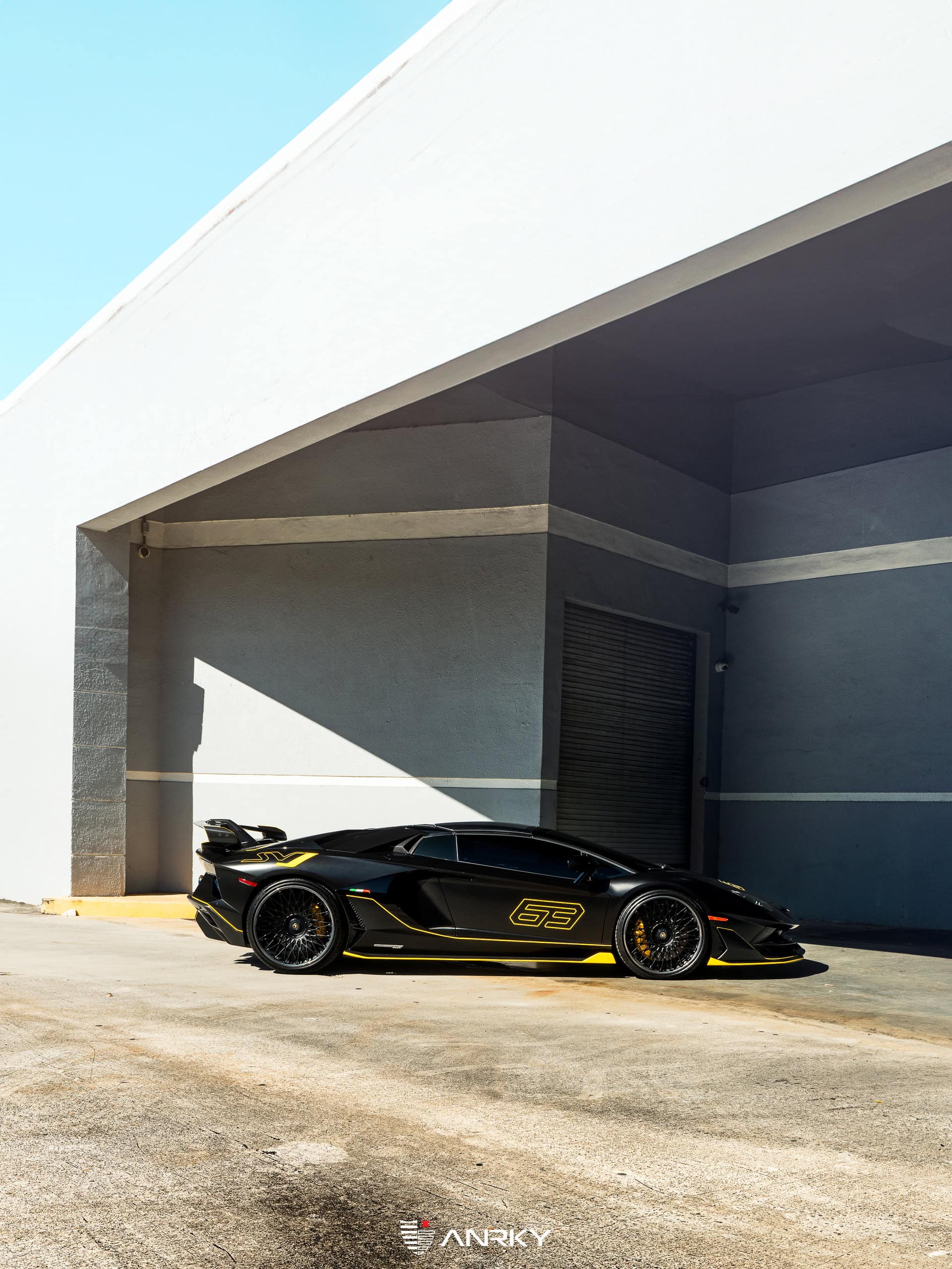 Photo 36 of Lamborghini Aventador SVJ | on ANRKY RS7.3 | Satin Black
