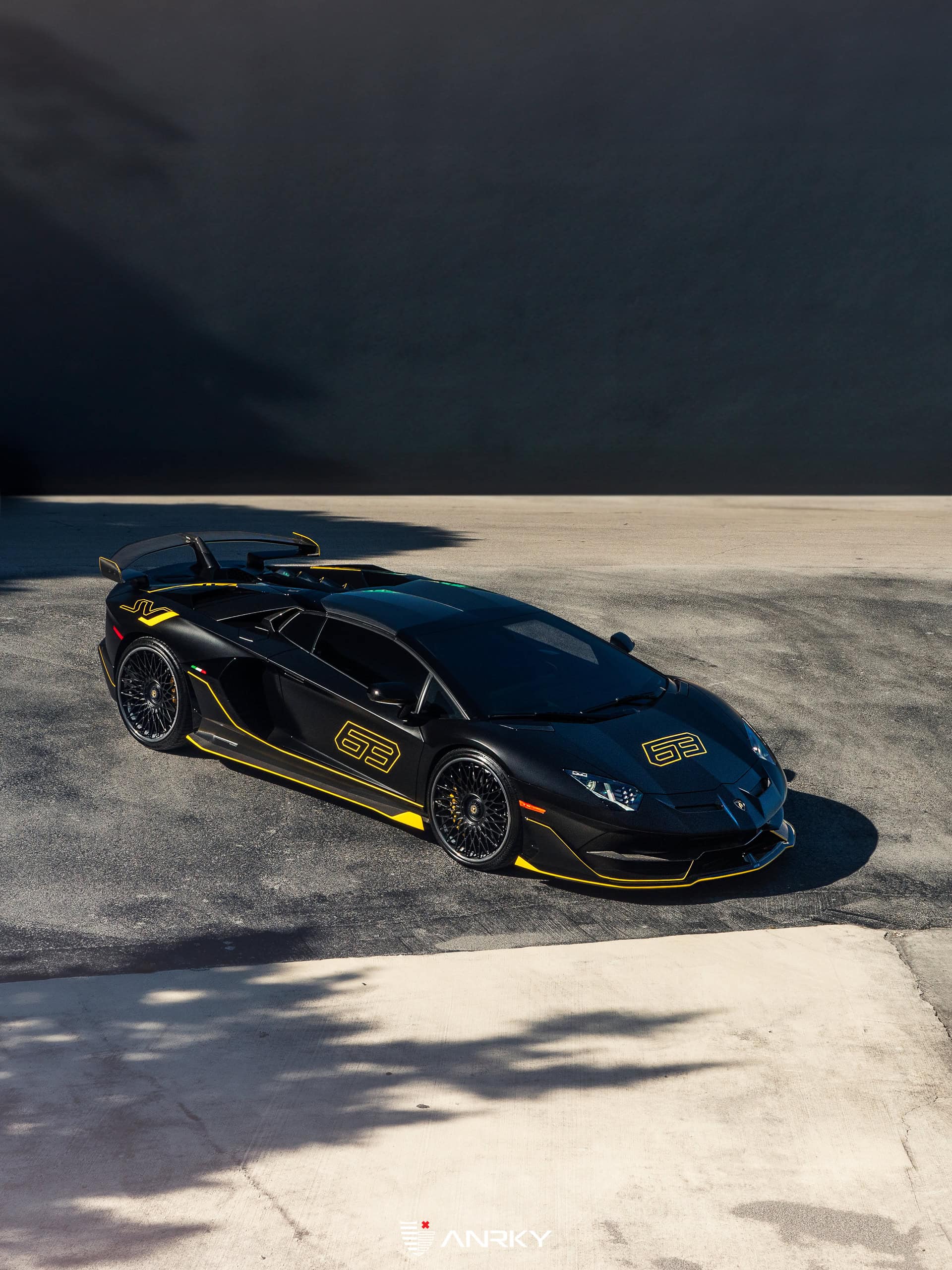 Photo 21 of Lamborghini Aventador SVJ | on ANRKY RS7.3 | Satin Black