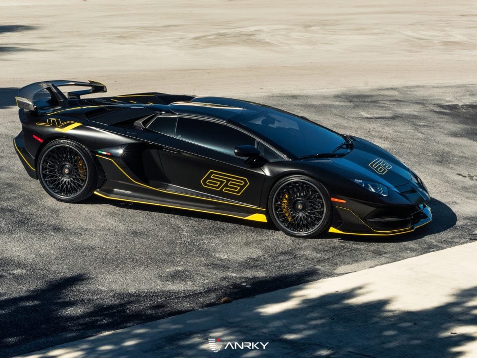 Lamborghini Aventador SVJ | on ANRKY RS7.3 | Satin Black