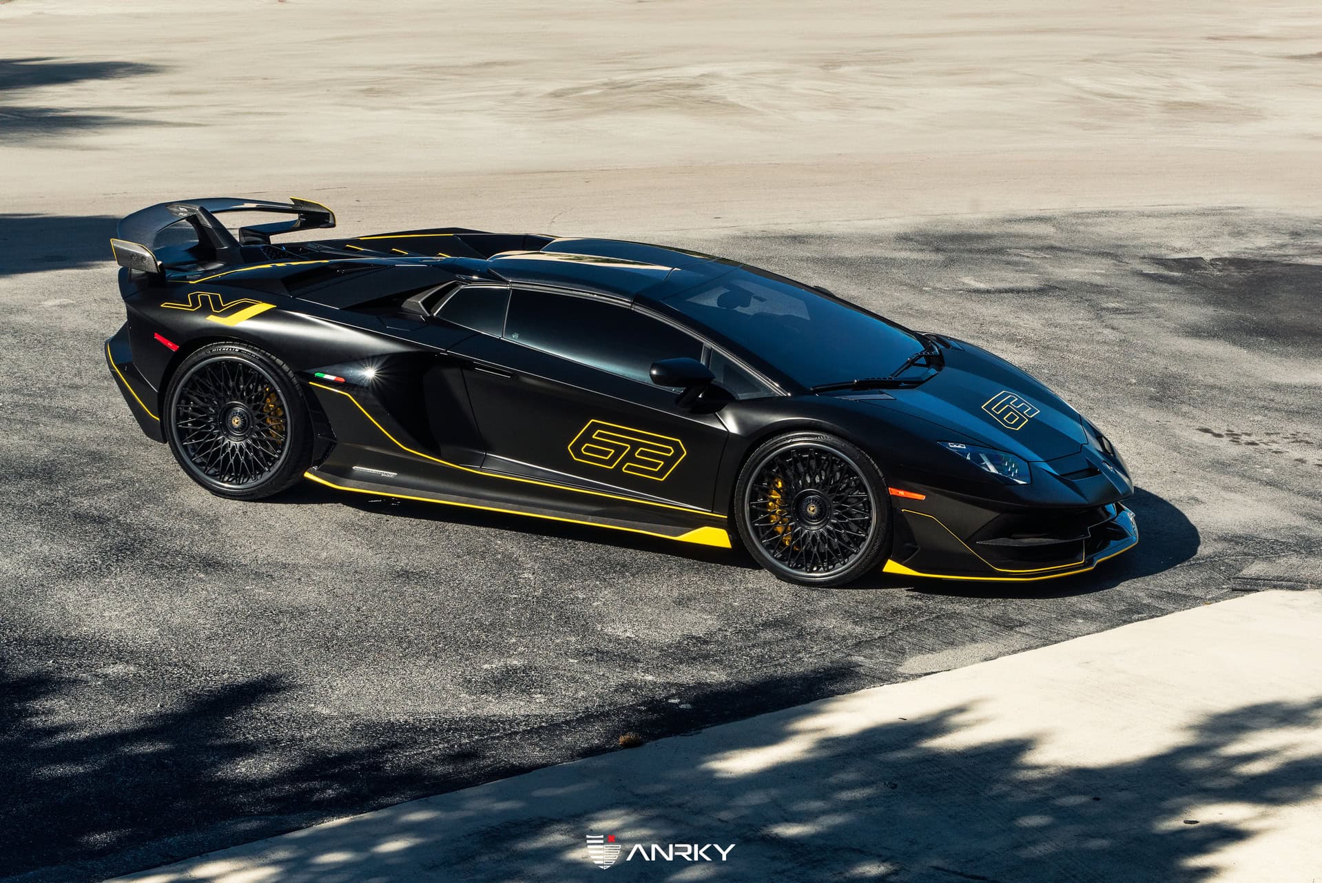 Photo 22 of Lamborghini Aventador SVJ | on ANRKY RS7.3 | Satin Black