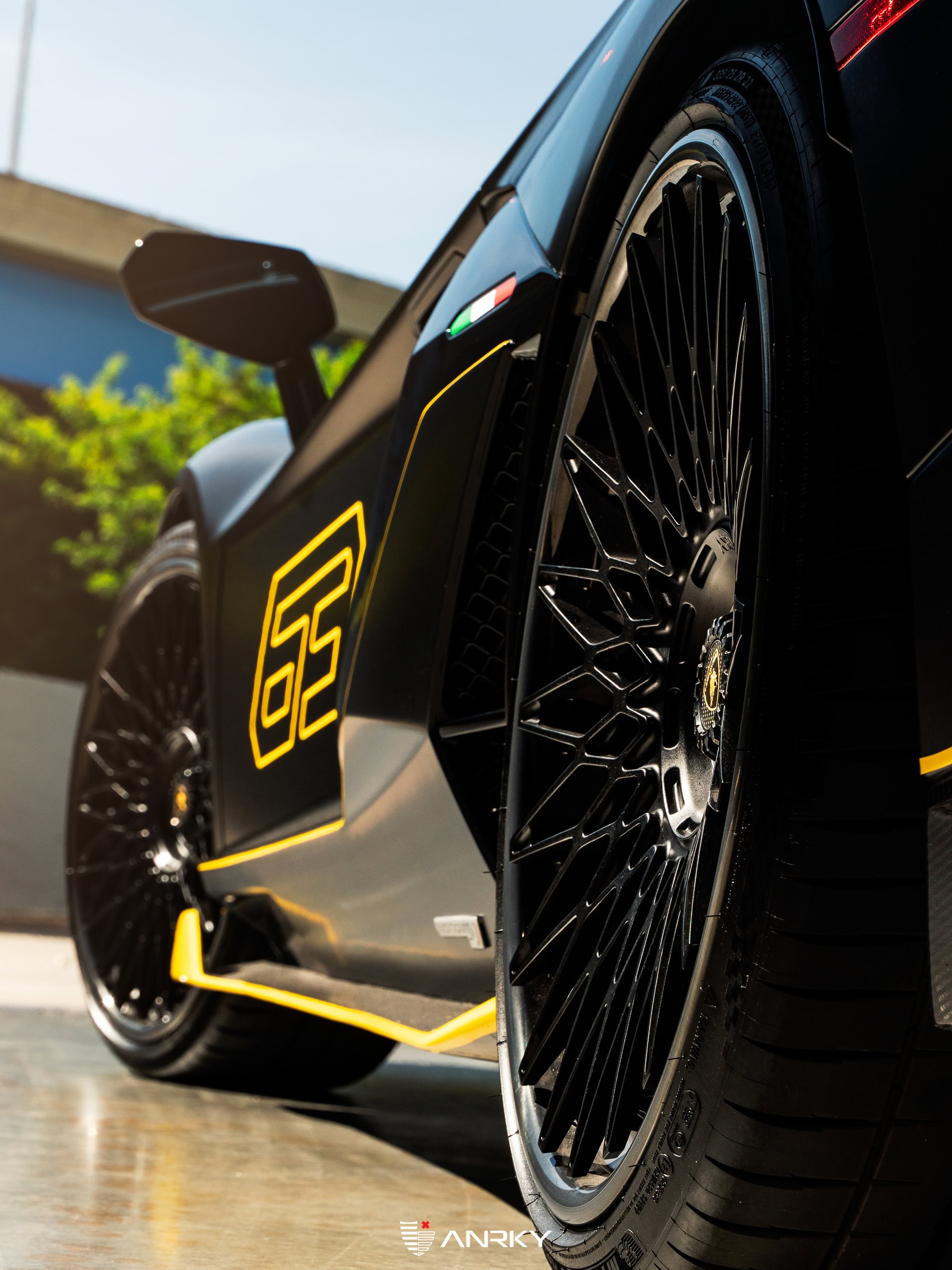 Photo 24 of Lamborghini Aventador SVJ | on ANRKY RS7.3 | Satin Black