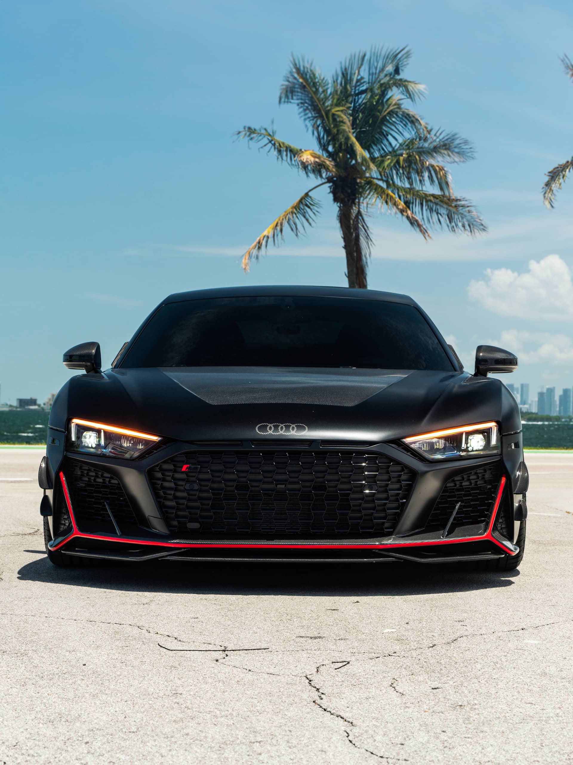Audi R8 on HRE HX101 Carbon