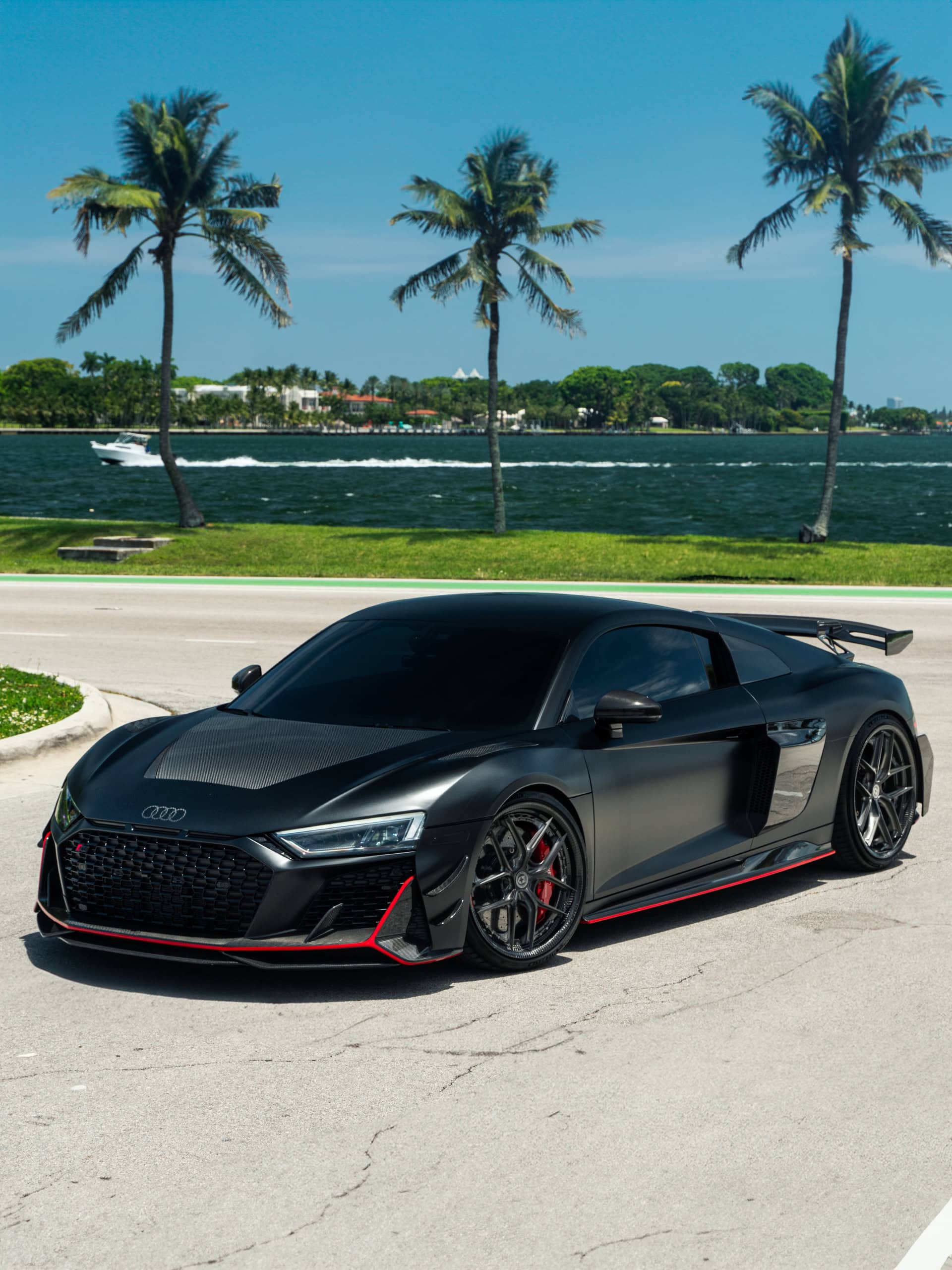 Audi R8 on HRE HX101 Carbon