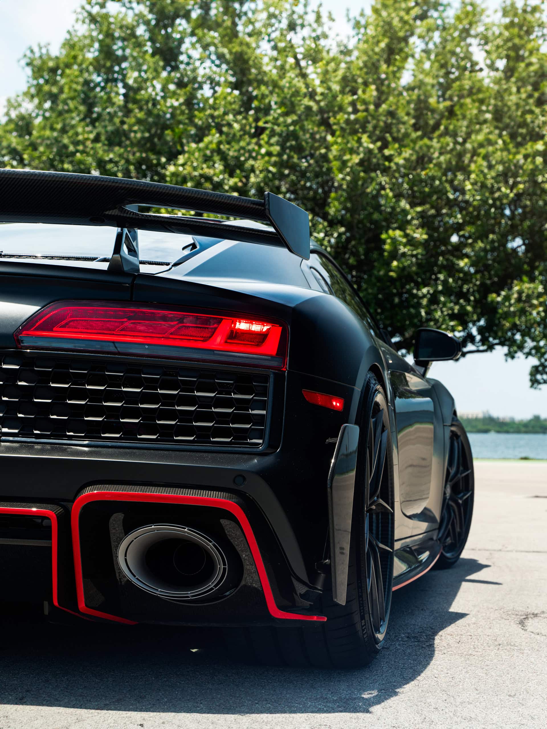 Audi R8 on HRE HX101 Carbon