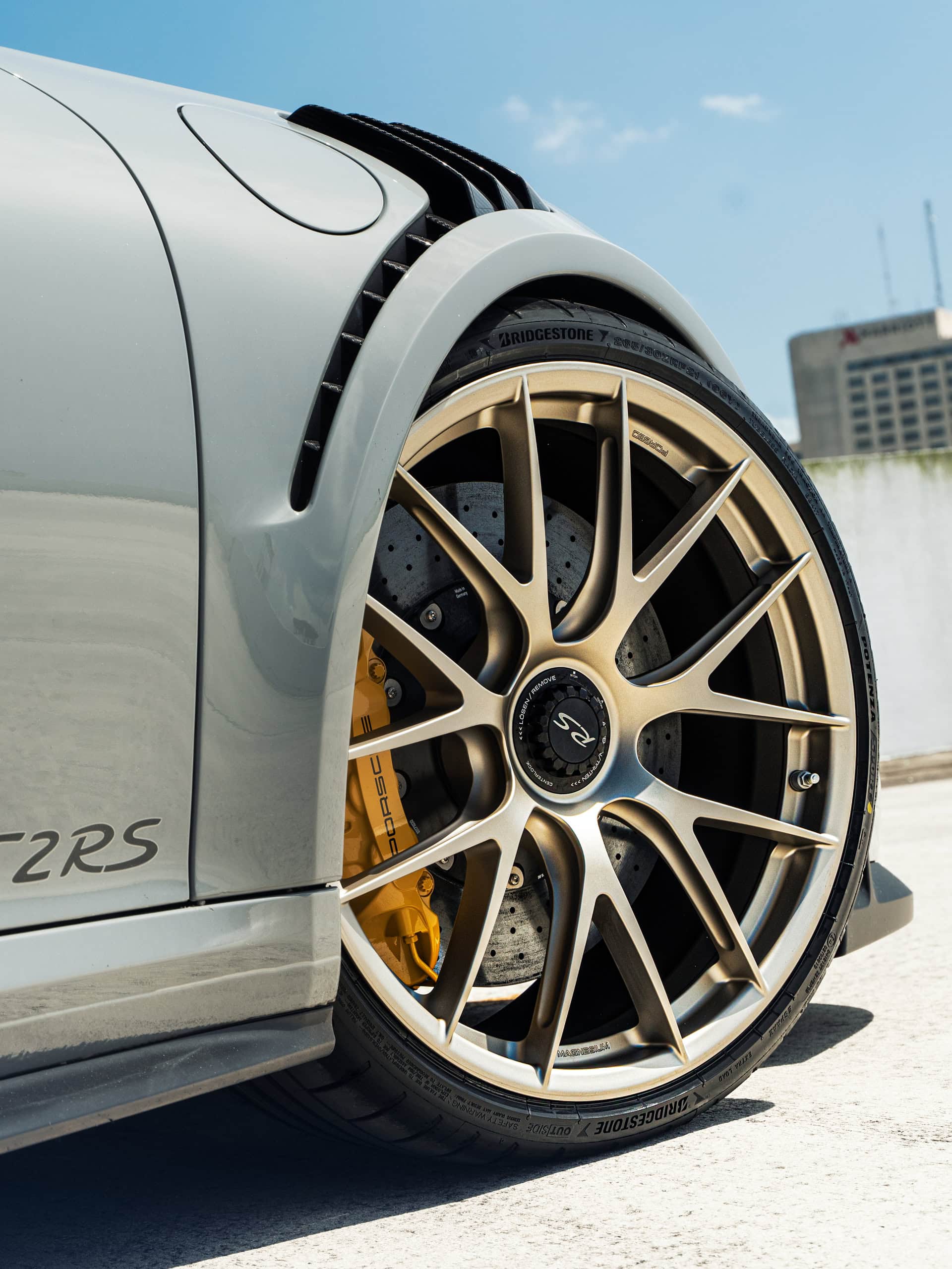 Photo 47 of Porsche 991.2 GT2 RS | Nardo Gray | on IPE MFP-01 Wheels | Satin White Gold