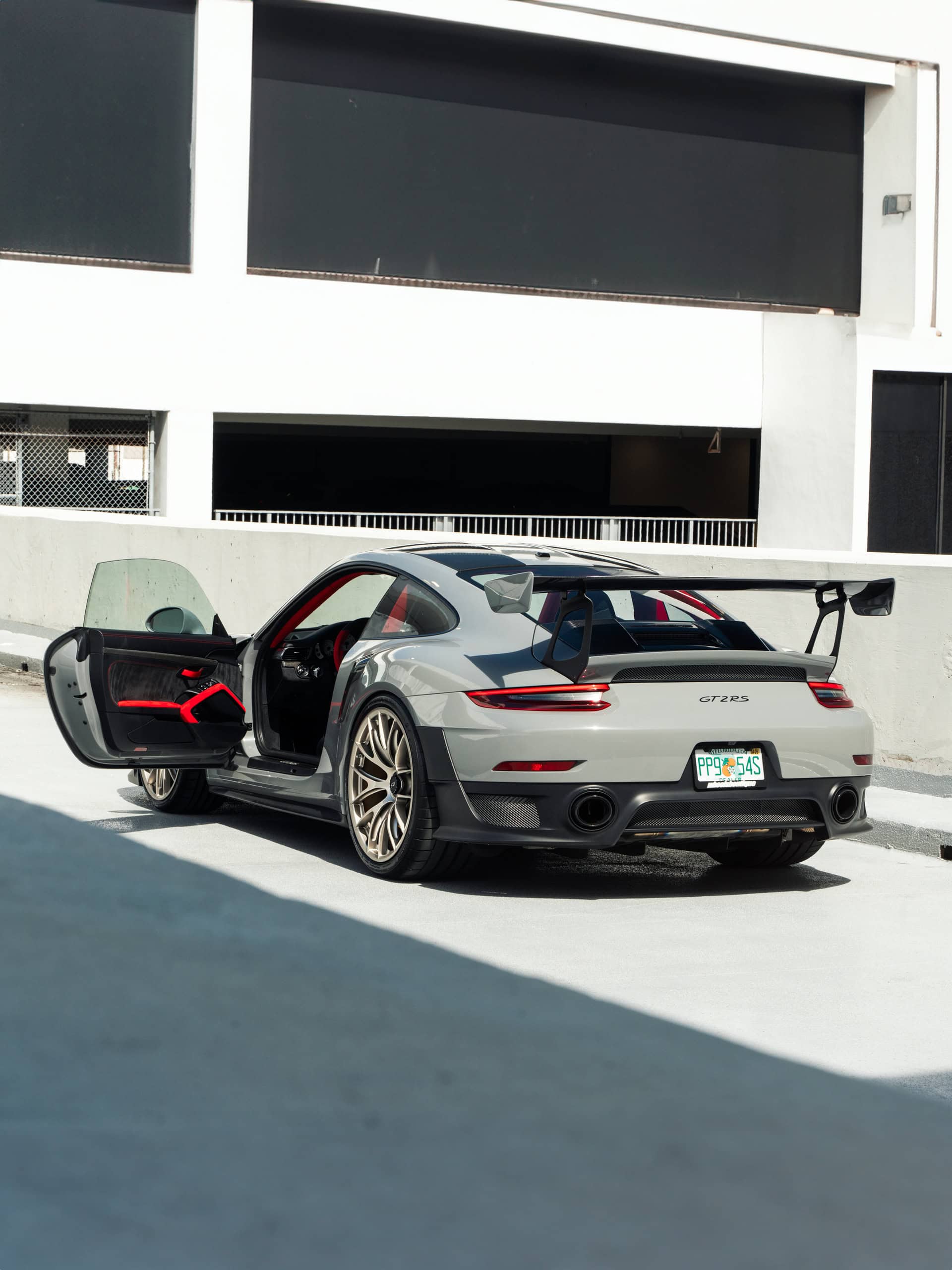 Photo 28 of Porsche 991.2 GT2 RS | Nardo Gray | on IPE MFP-01 Wheels | Satin White Gold