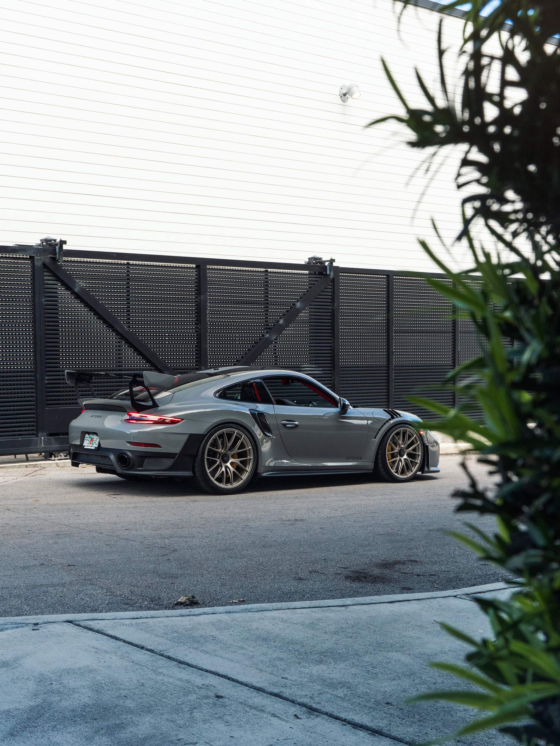 Photo 30 of Porsche 991.2 GT2 RS | Nardo Gray | on IPE MFP-01 Wheels | Satin White Gold