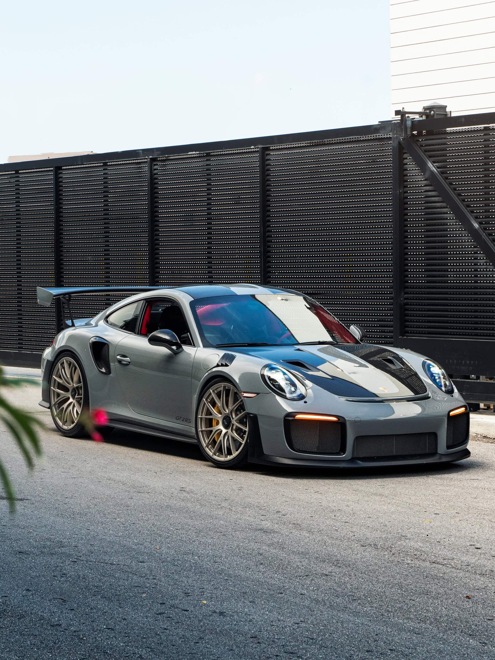 Photo 35 of Porsche 991.2 GT2 RS | Nardo Gray | on IPE MFP-01 Wheels | Satin White Gold