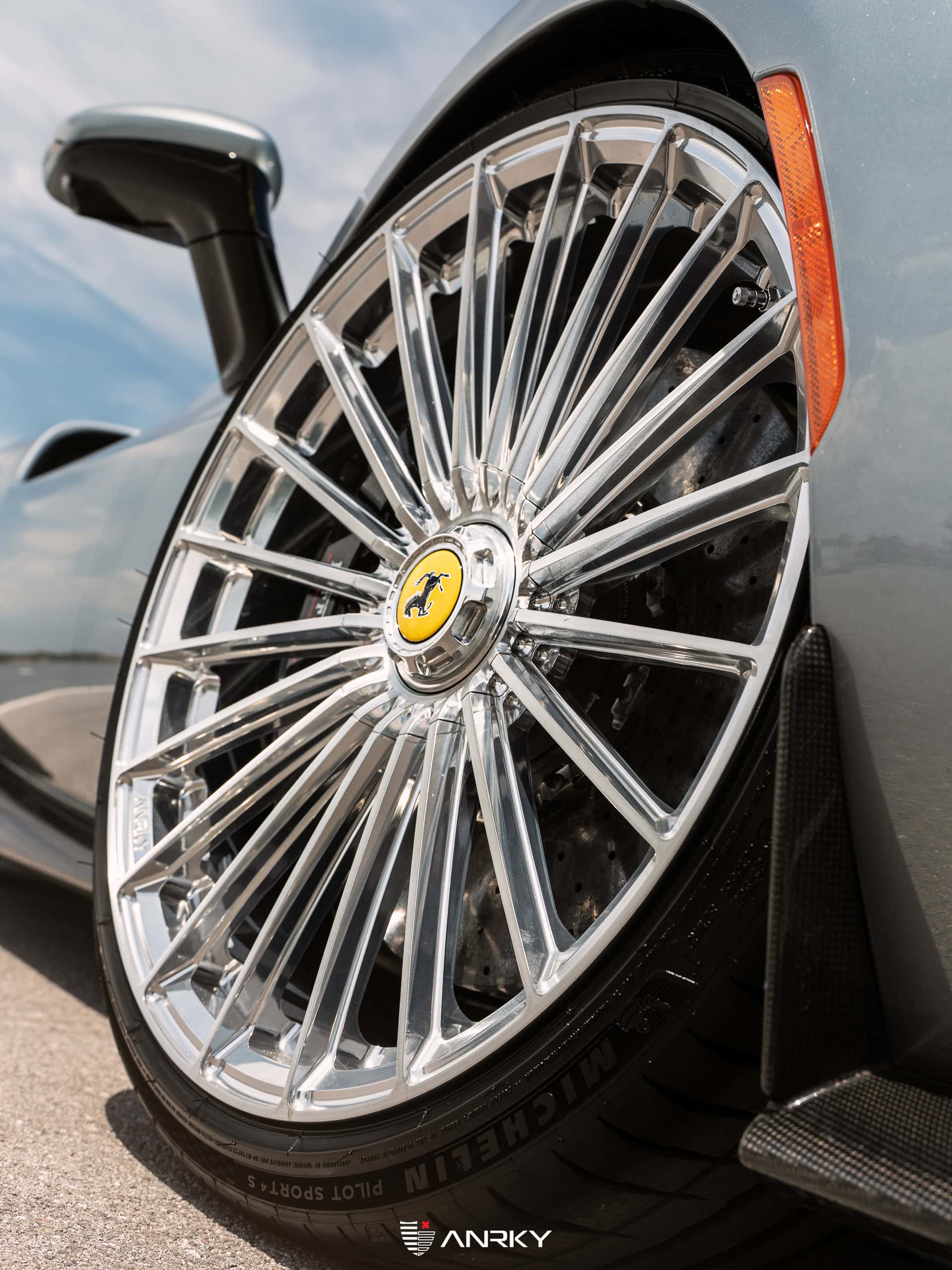 Photo 22 of Ferrari 296 GTB | Grigio Titanis | ANRKY XR-119 | Polished Clear